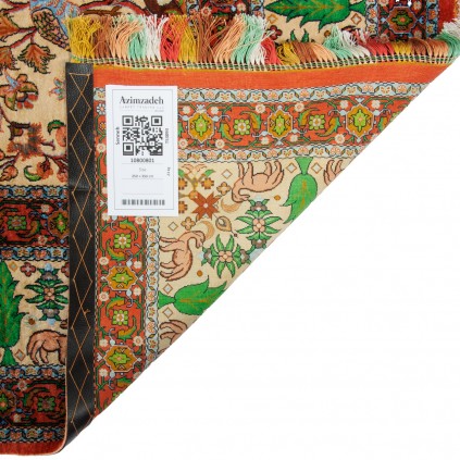 Handwoven Carpet, Tree of Life Layout, All Silk, Senneh, 250 × 350 cm Ref 10800801