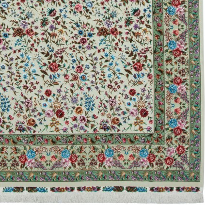 Handwoven Carpet, All-over Layout, Wool and Silk on Silk Warp, Tabriz, 252 × 368 cm Ref 10900808