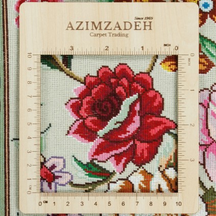 Handwoven Carpet, All-over Layout, Wool and Silk on Silk Warp, Tabriz, 252 × 368 cm Ref 10900808