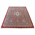 Handwoven Carpet, Corner Medallion Layout, All Silk, Qom, 250 × 345 cm Ref 10800816