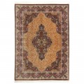 Handwoven Carpet, Corner Medallion Layout, All Silk, Qom, 247 × 344 cm Ref 10800822