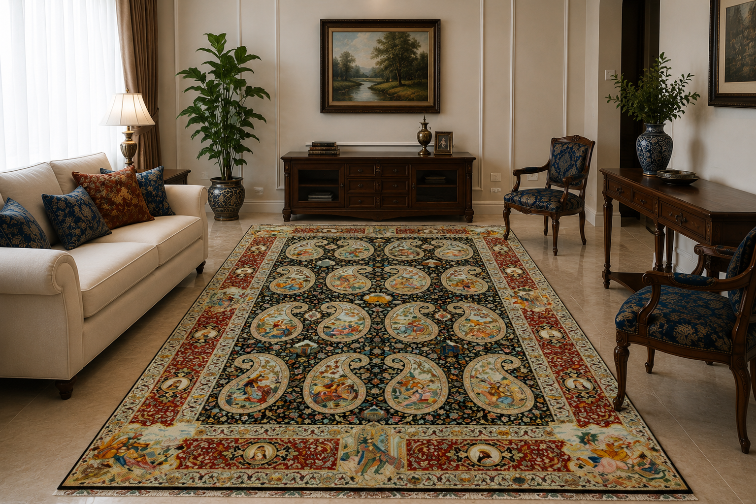 Handmade Carpets Bigger Than 24 Meter