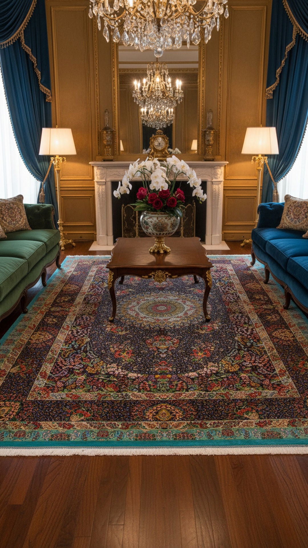 Qom Handmade Carpet — Lachak Toranj | Full Silk | 238 × 340 cm | SKU 10800820