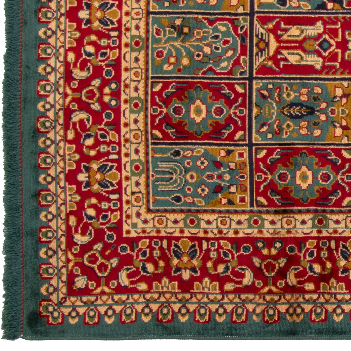Acrylic + Bamboo Silk Allover Machine-made Carpet, Design 00667