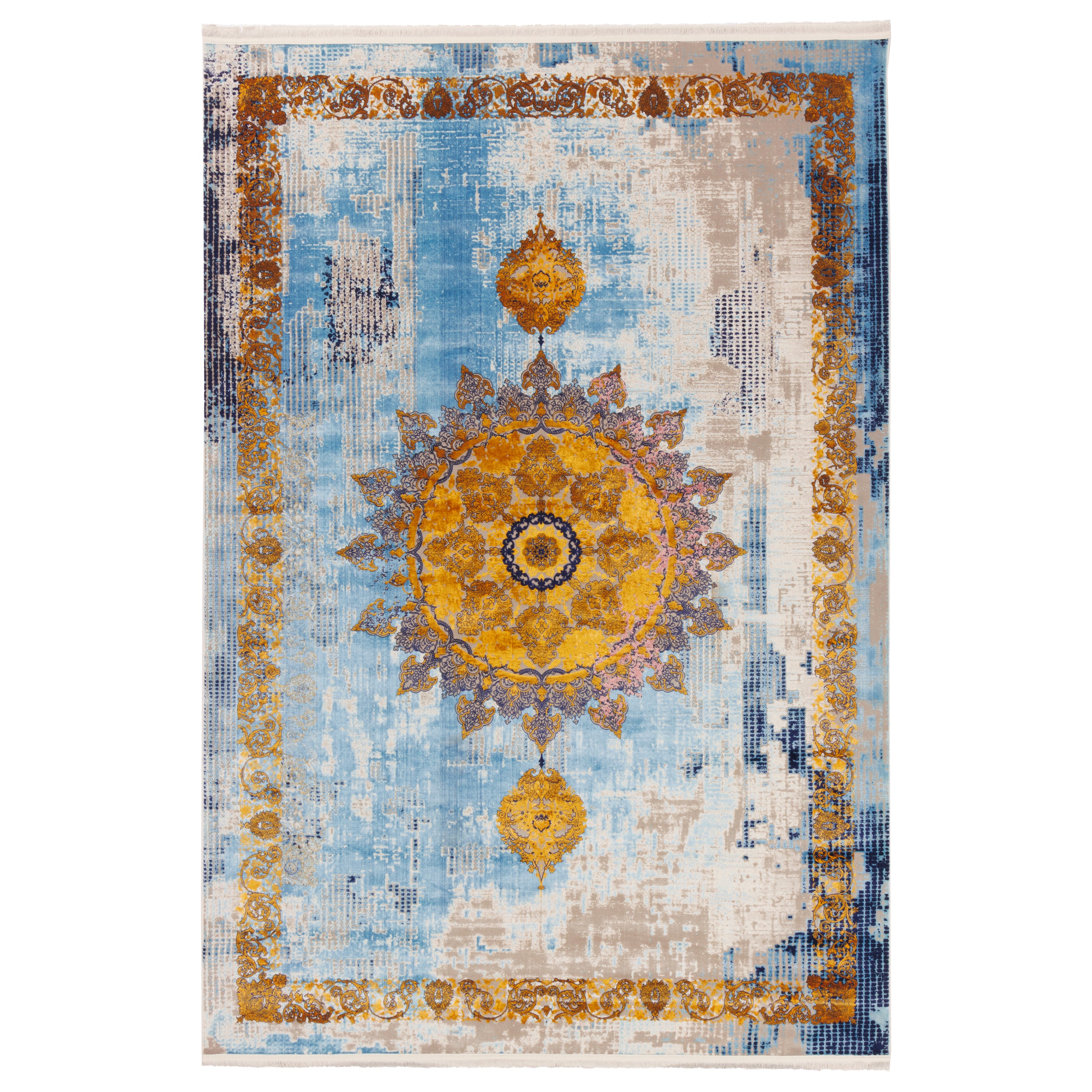 Machine-made Rug, Neoclassic Centre Medallion, Acrylic, SPU 100065