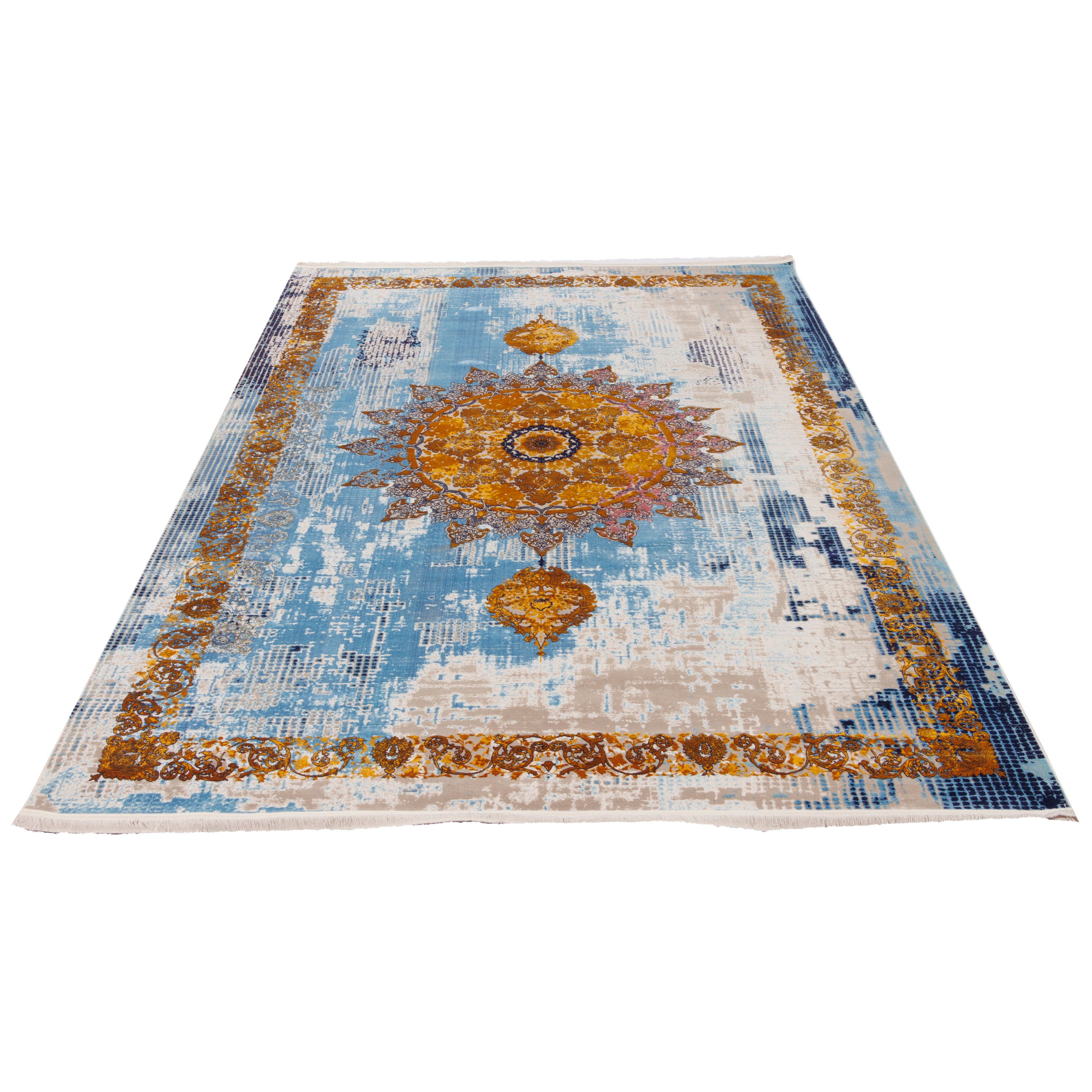 Machine-made Rug, Neoclassic Centre Medallion, Acrylic, SPU 100065