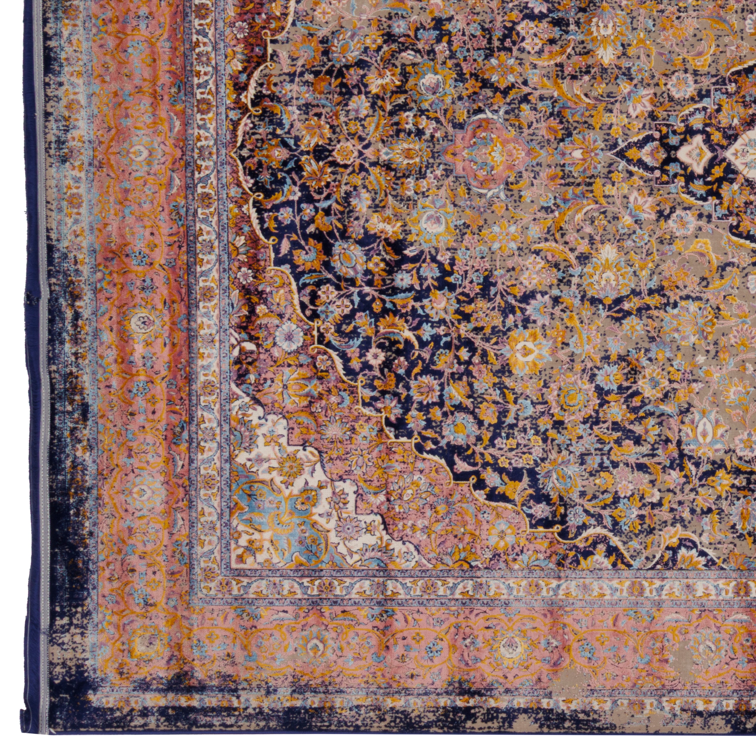 Machine-made Rug, Neoclassic Medallion & Corner, Acrylic, SPU 100079