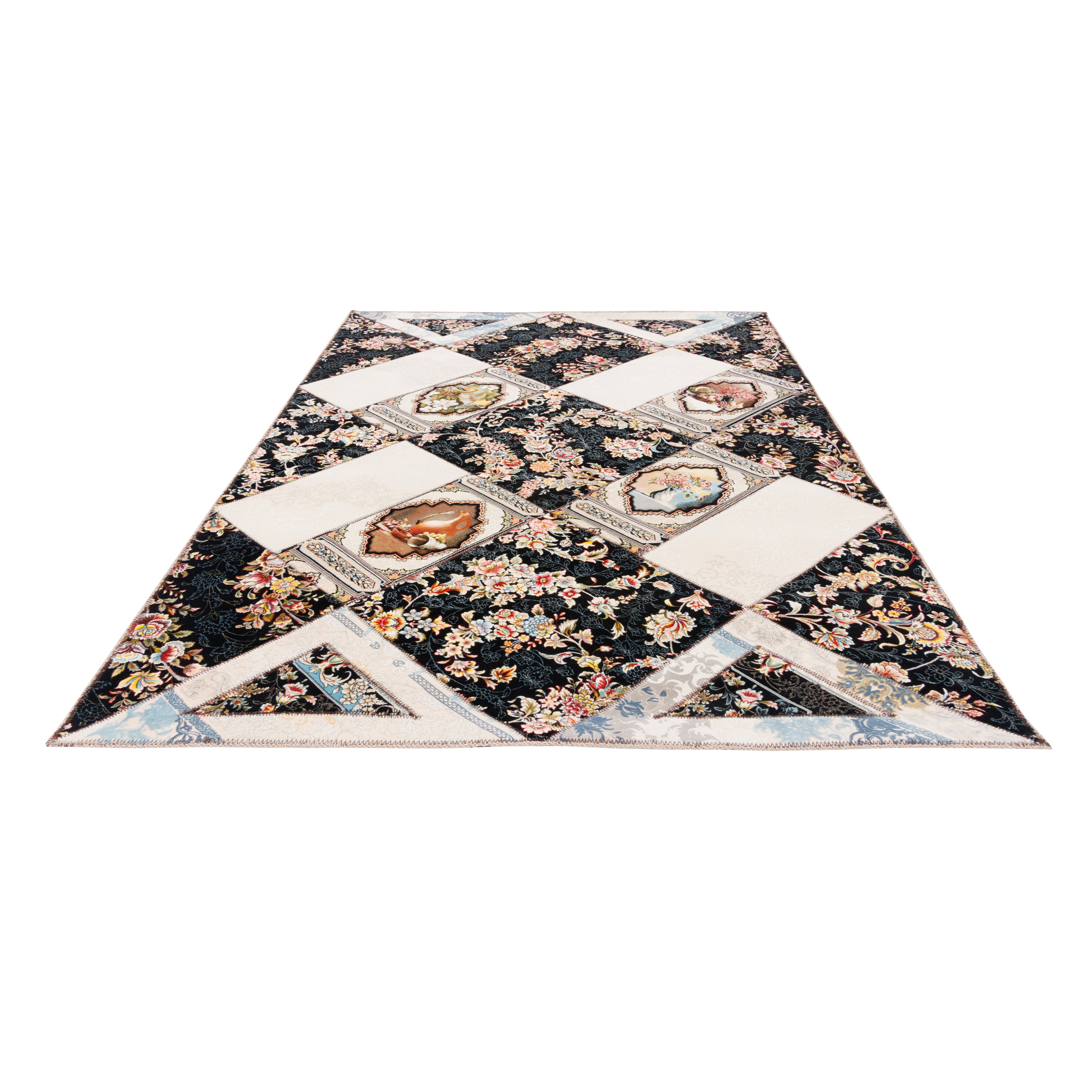 Machine-made Rug, Contemporary All-over, Acrylic, SPU 100156