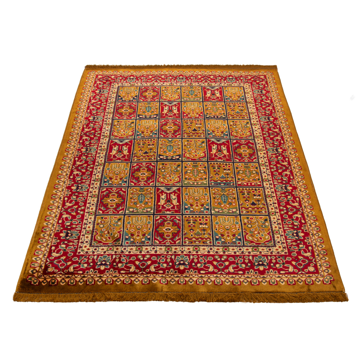 Acrylic + Bamboo Silk Allover Machine-made Carpet, Design 00667