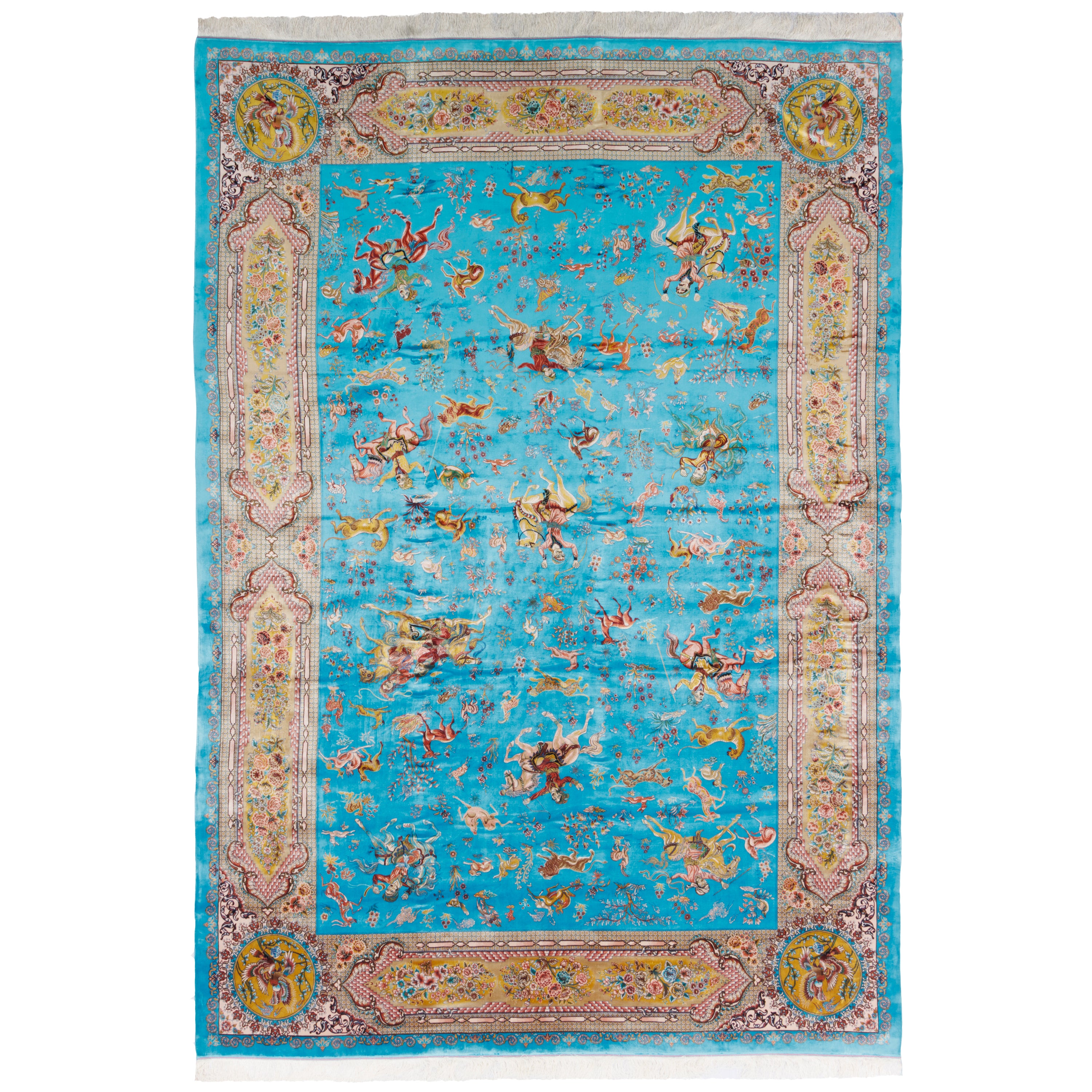 Machine-made Rug, Acrylic & Bamboo Silk, SPU 200190