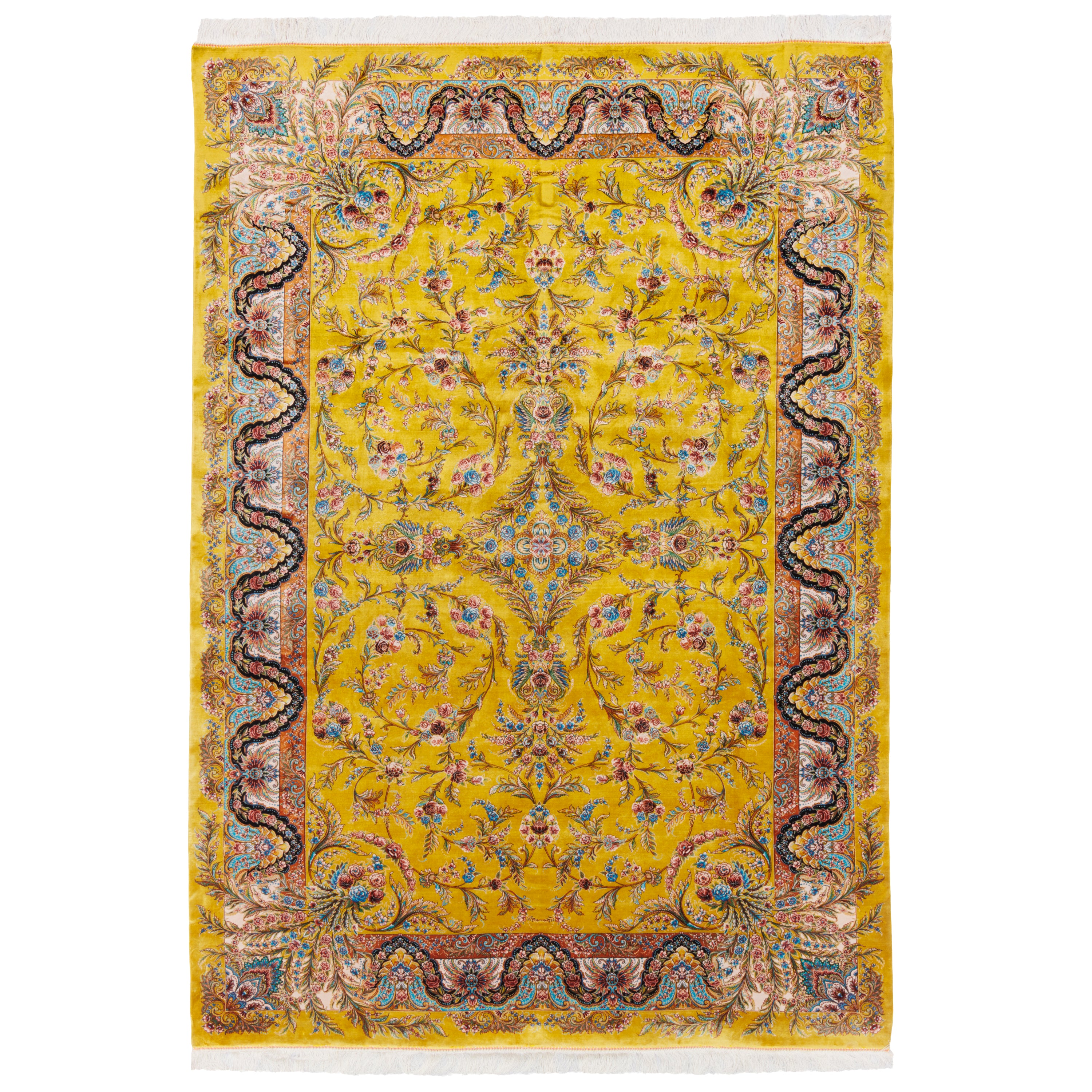 Machine-made Rug, Acrylic & Bamboo Silk, SPU 200203