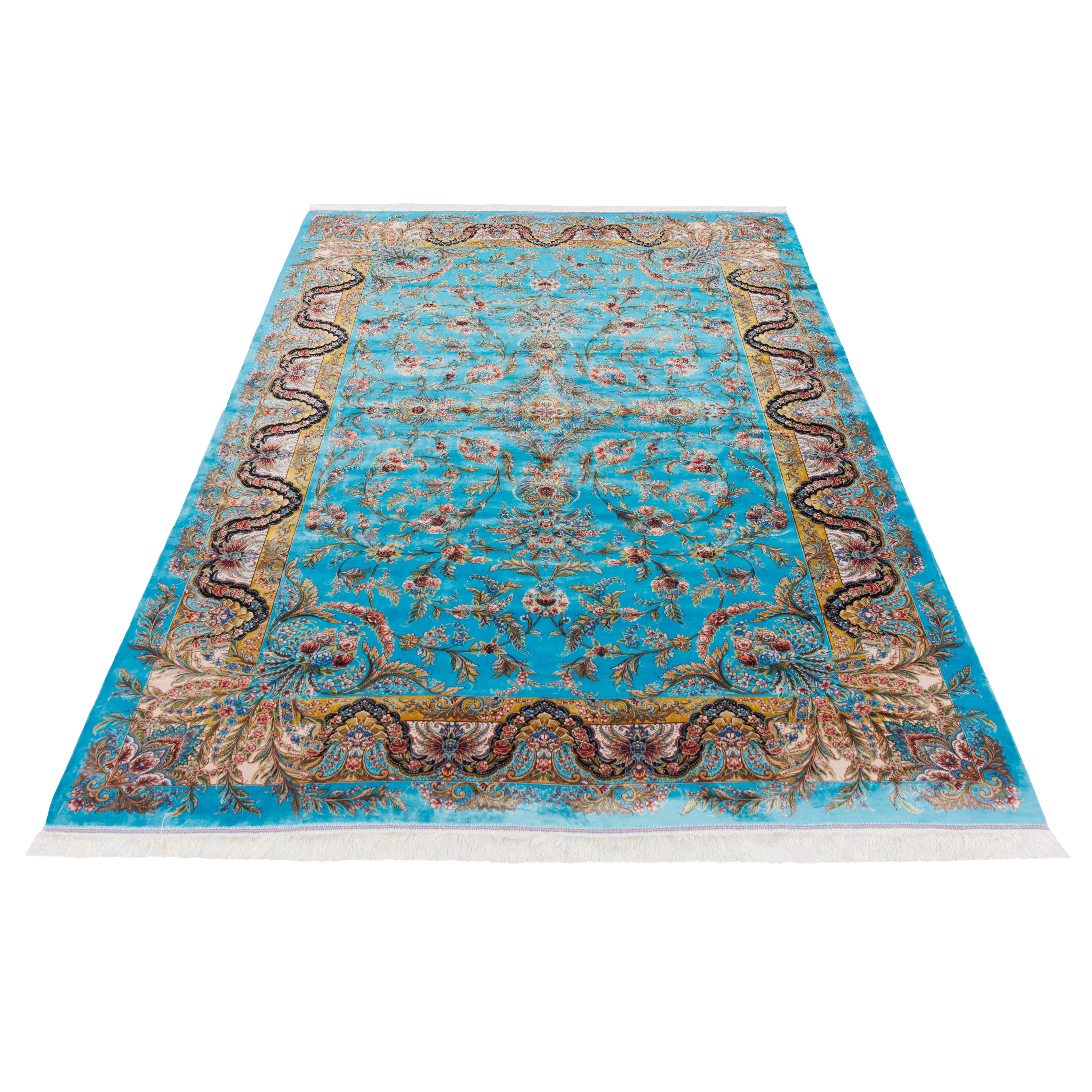 Machine-made Rug, Acrylic & Bamboo Silk, SPU 200203