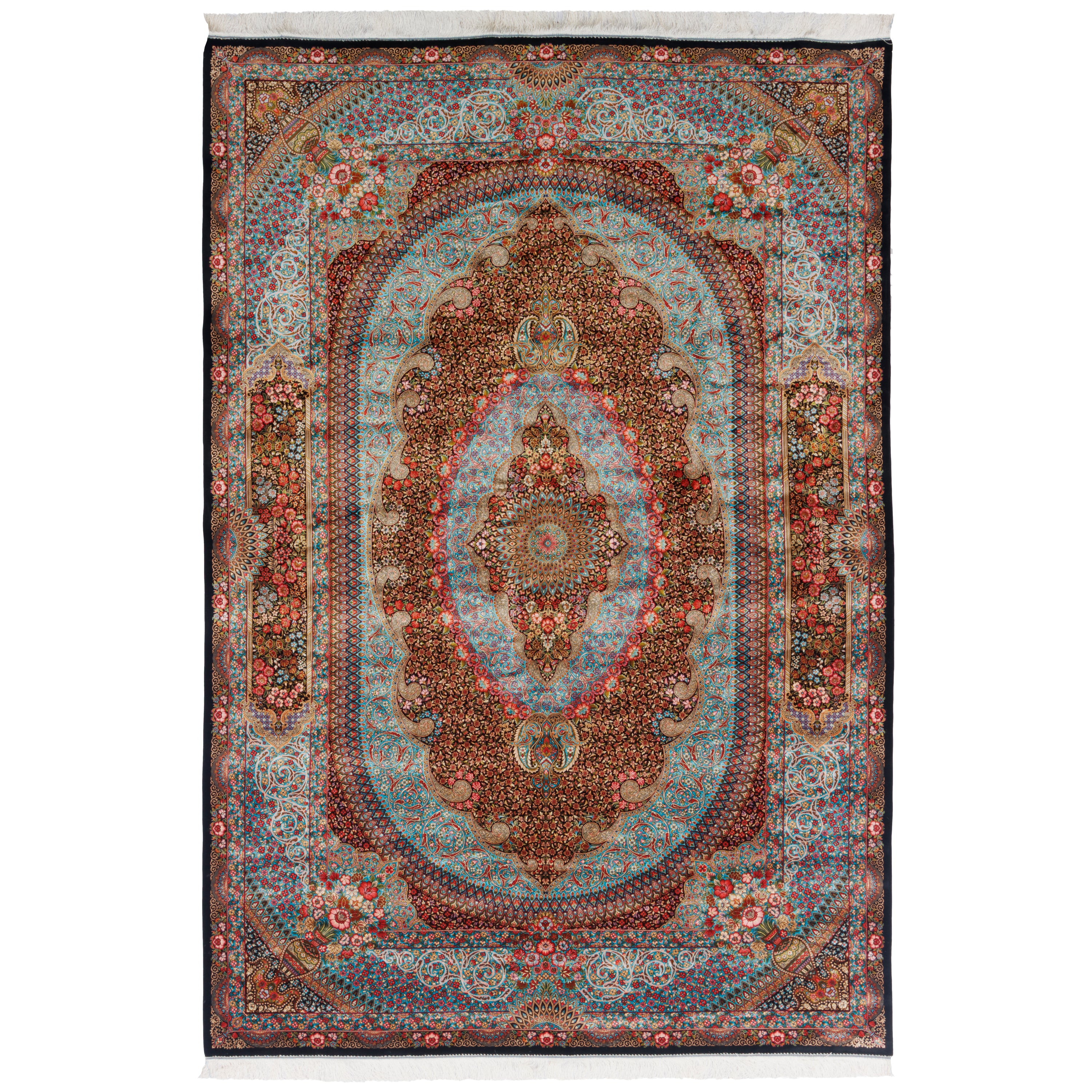 Machine-made Rug, Acrylic & Bamboo Silk, SPU 200218