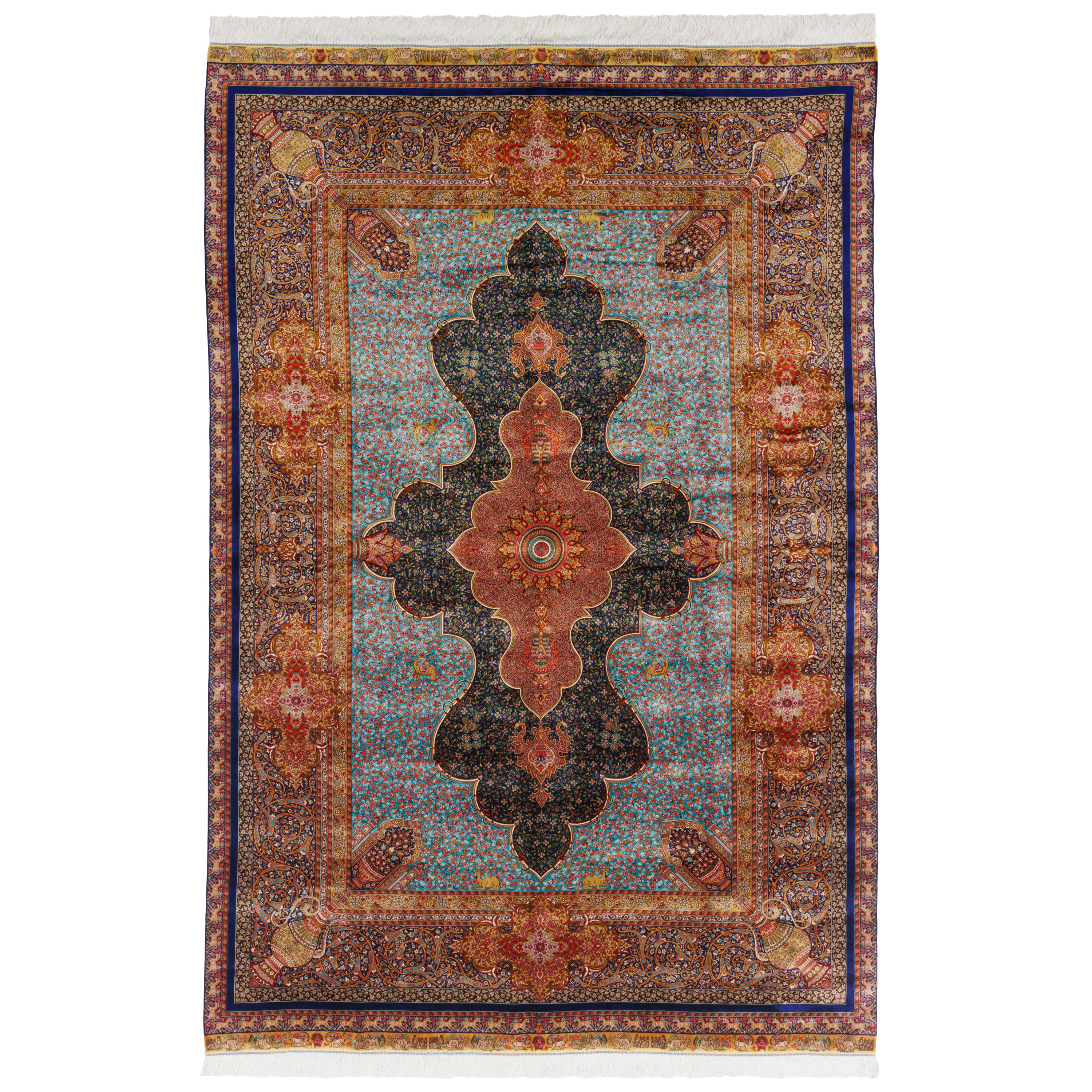 Machine-made Rug, Acrylic & Bamboo Silk, SPU 200221