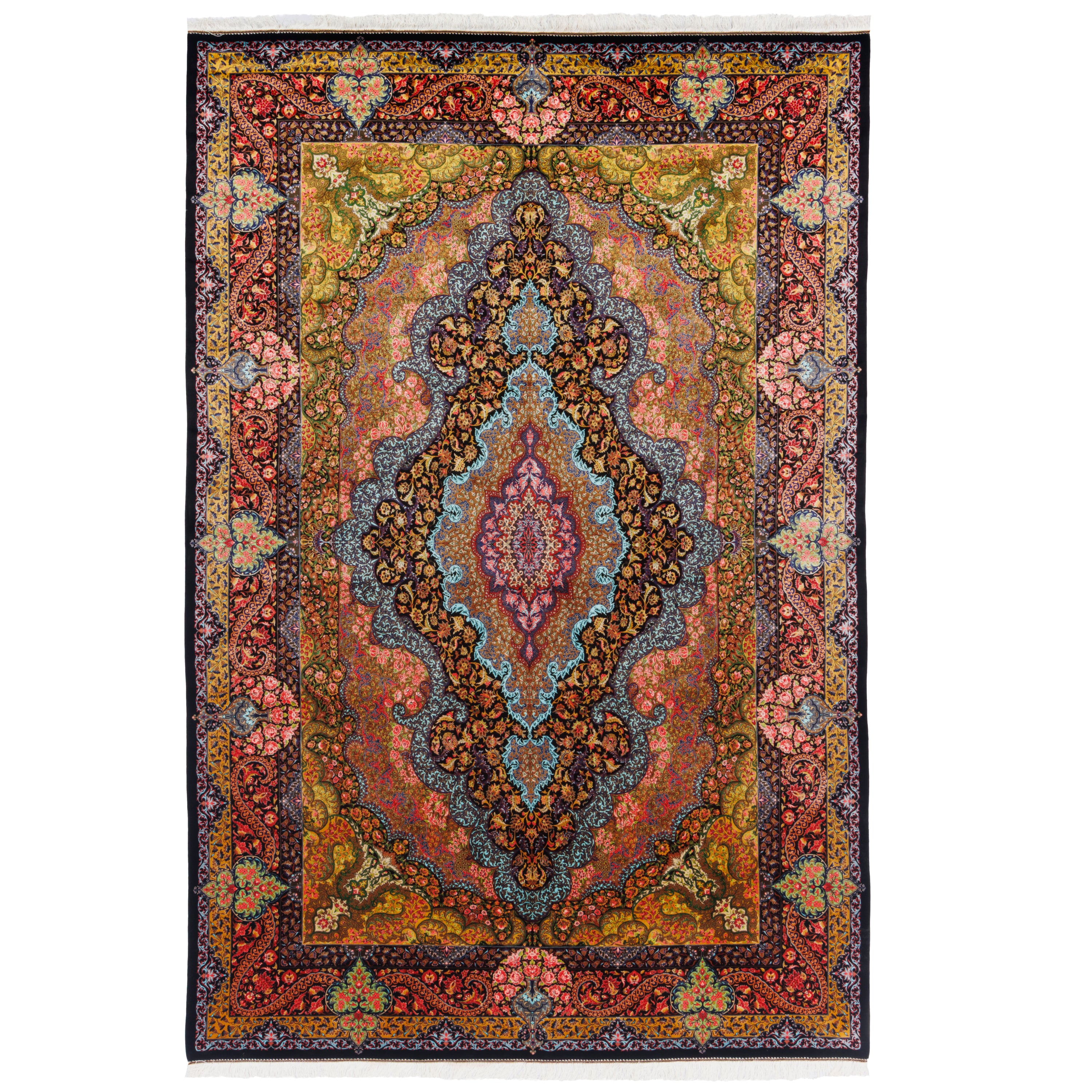 Machine-made Rug, Acrylic & Bamboo Silk, SPU 200224