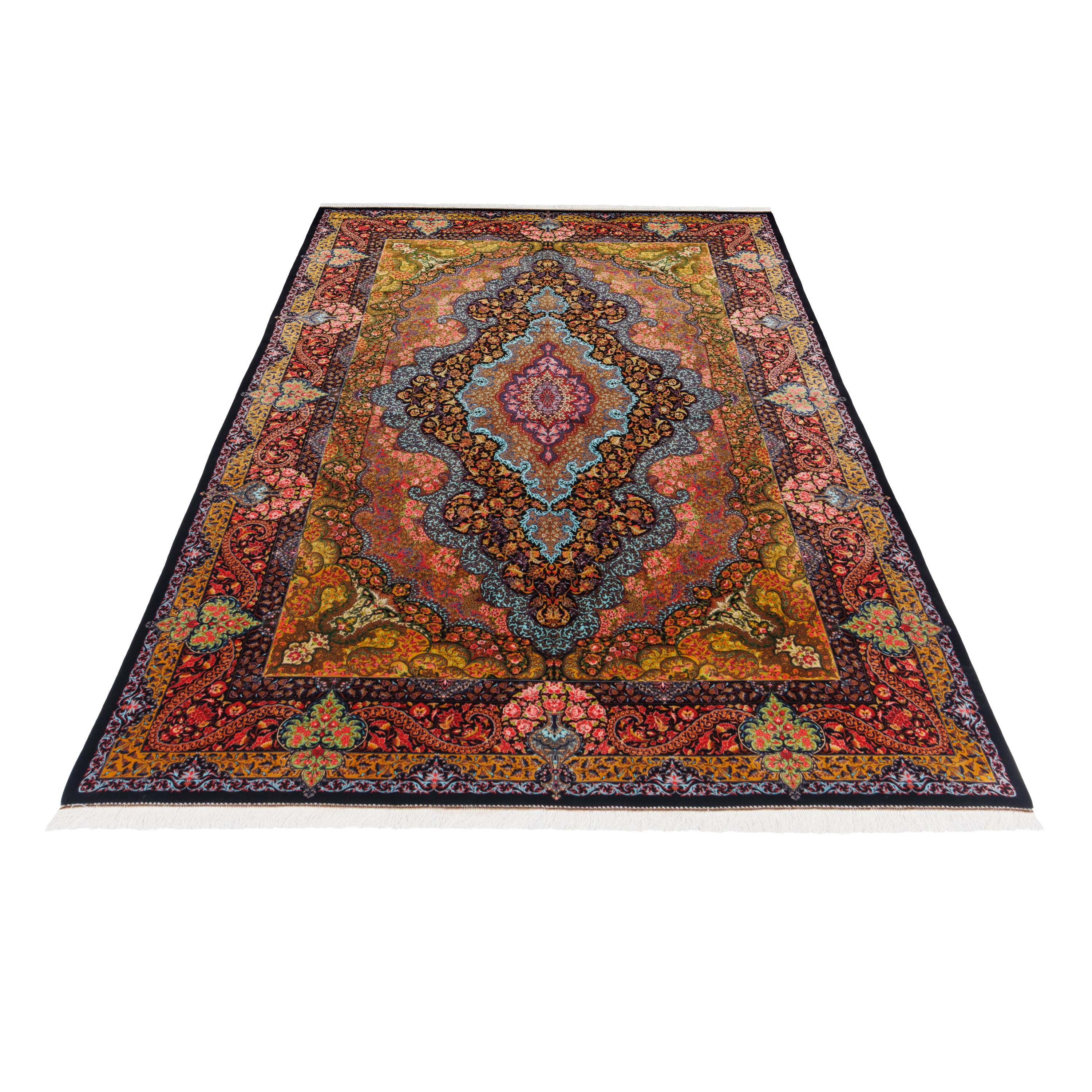 Machine-made Rug, Acrylic & Bamboo Silk, SPU 200224