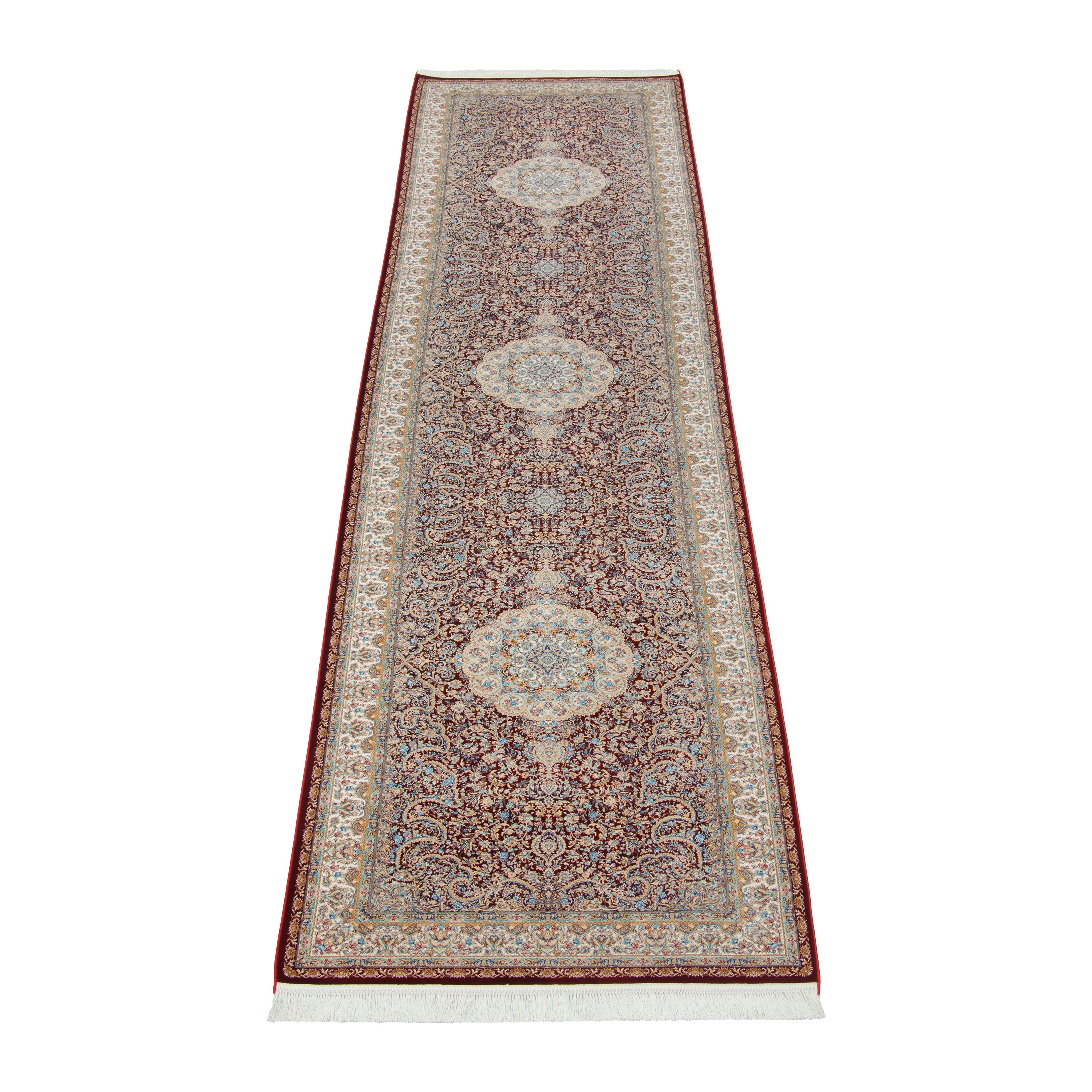 Machine-made Rug, Floral All-over, Acrylic & Bamboo Silk, SPU 200488