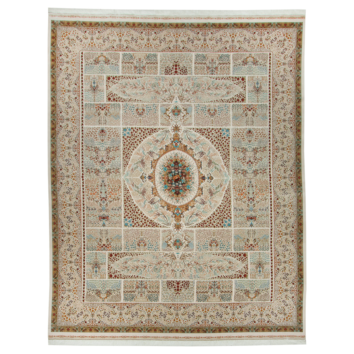 Acrylic + Bamboo Silk Machine-made Carpet, Design 00515, 1500 Reed