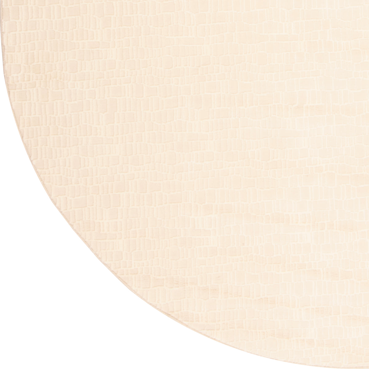 Acrylic Allover Machine-made Carpet, Design 00648, Round