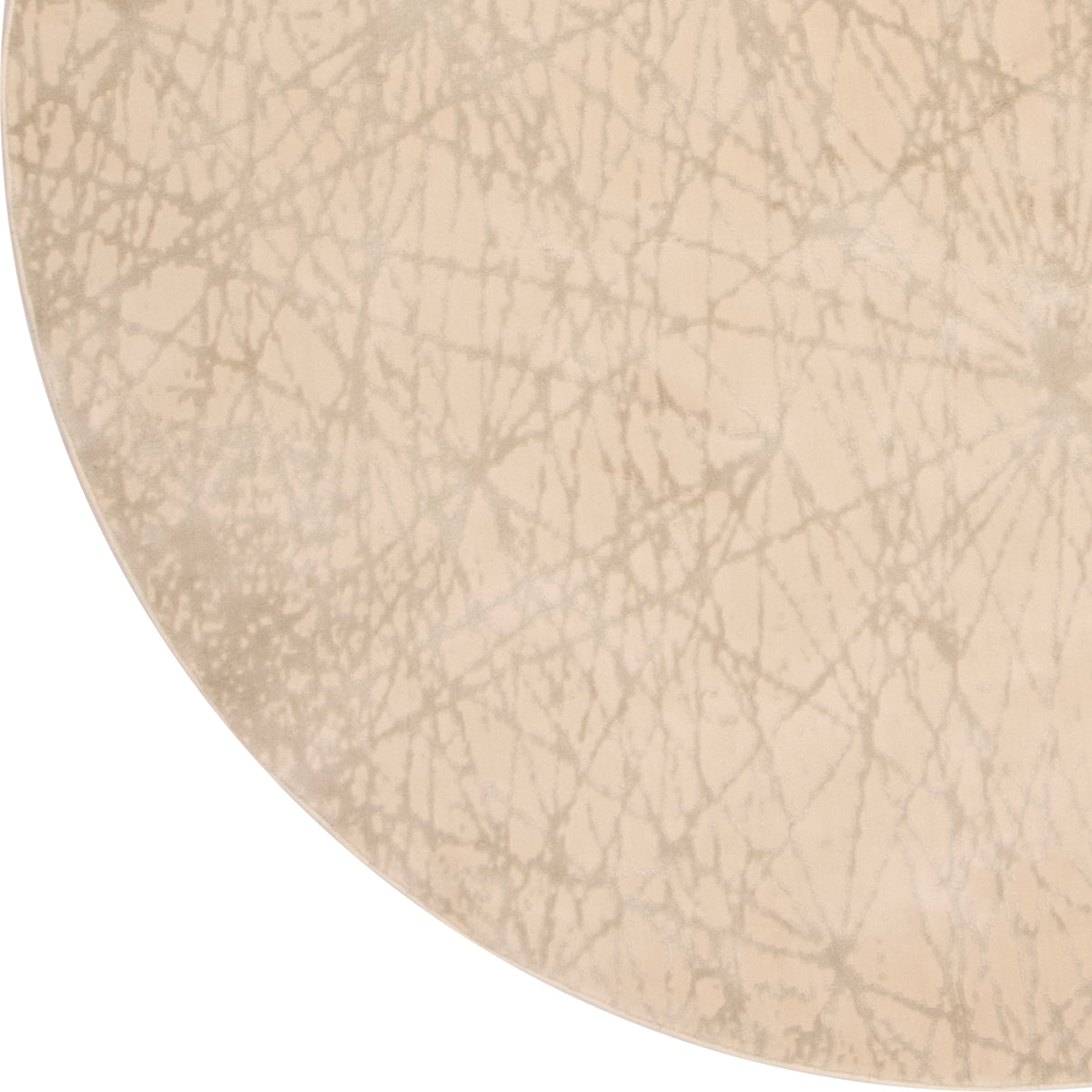 Acrylic Allover Machine-made Carpet, Design 00649, Round