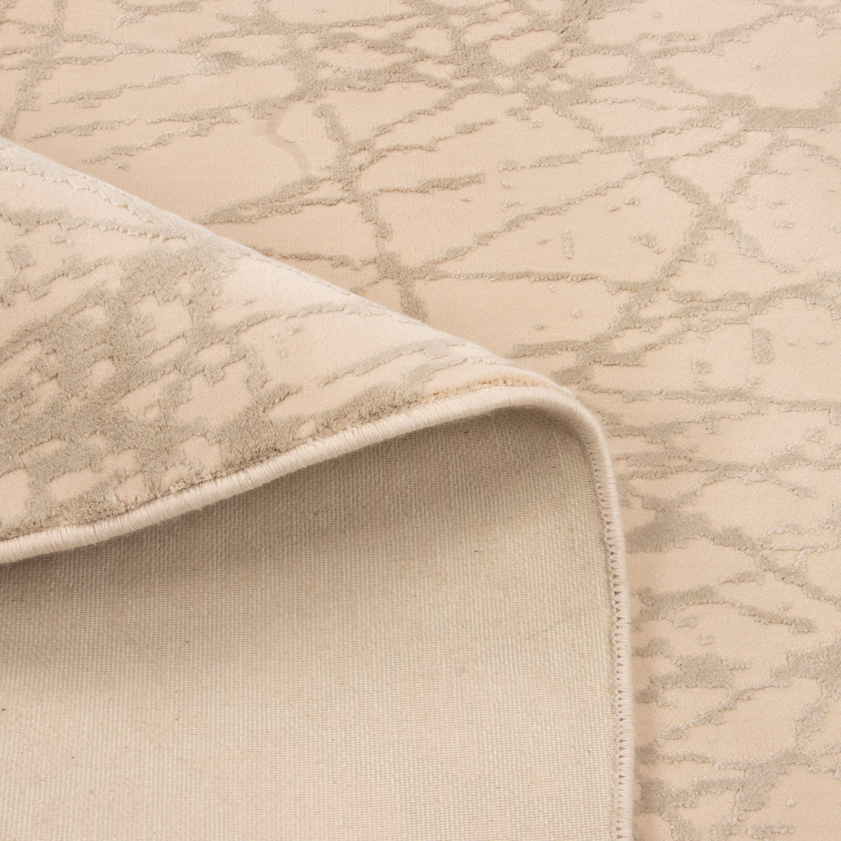 Acrylic Allover Machine-made Carpet, Design 00649, Round
