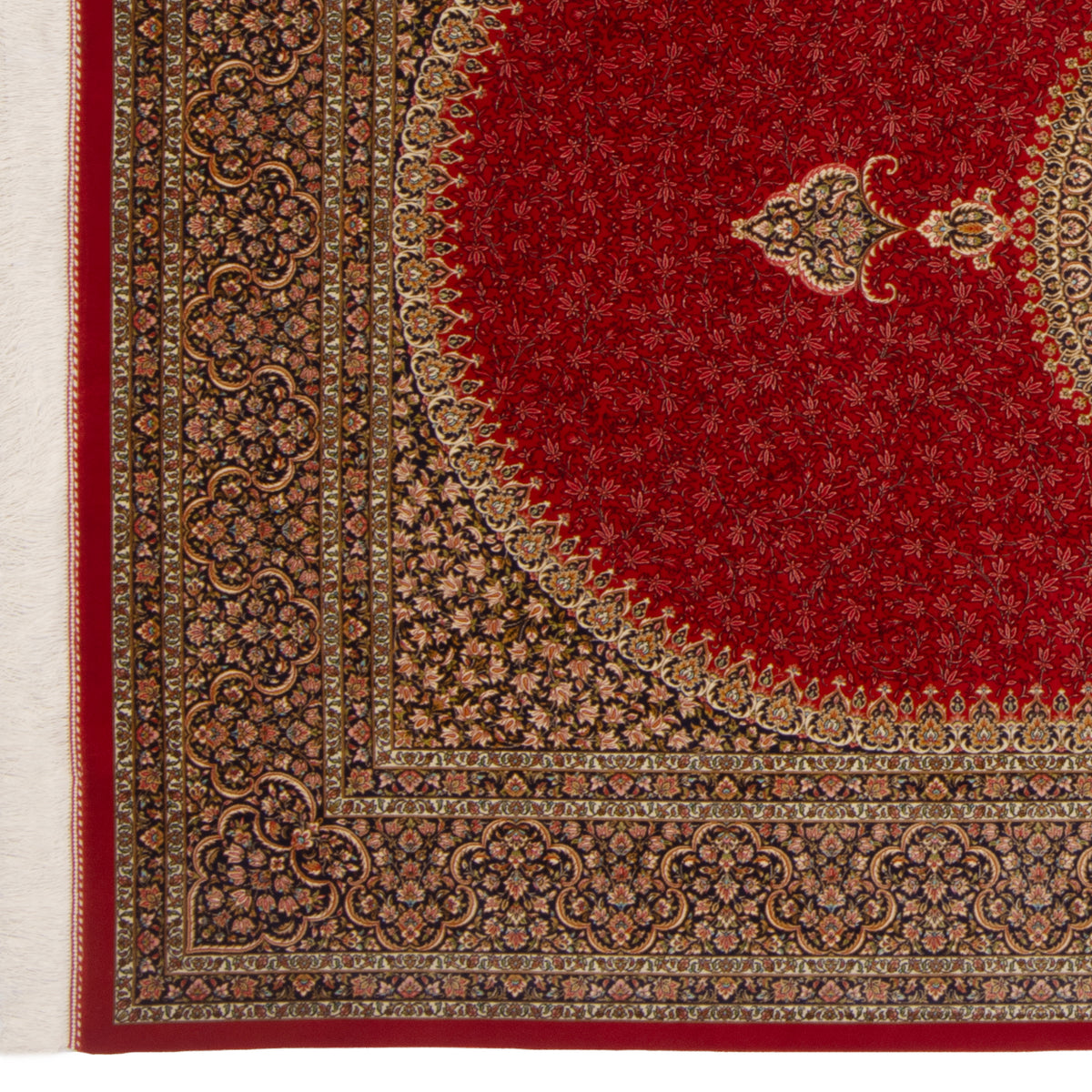 Acrylic + Bamboo Silk Central Medallion Machine-made Carpet, Design 00665