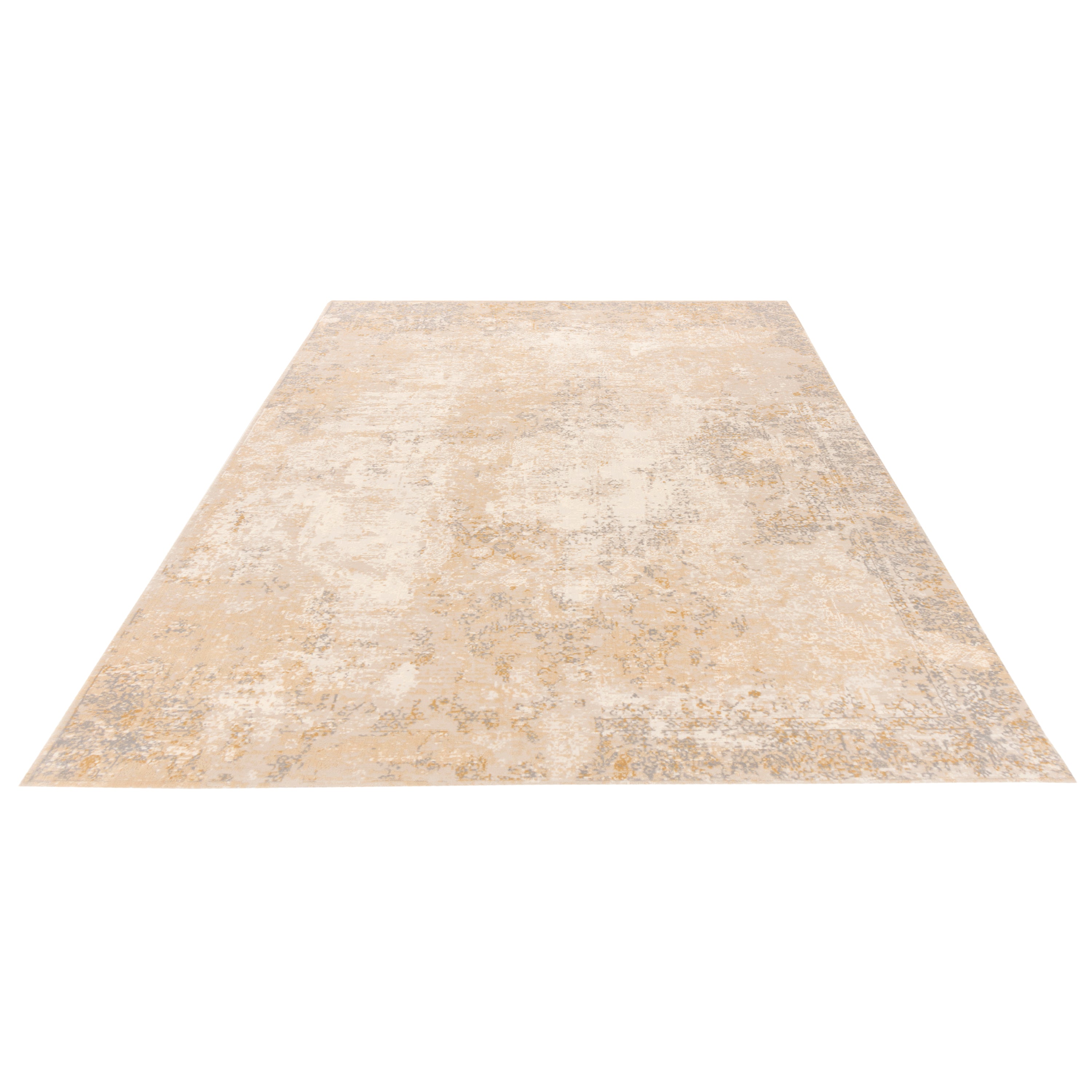 Machine-made Rug, Contemporary All-over, Polyester & Linen, SPU 400026
