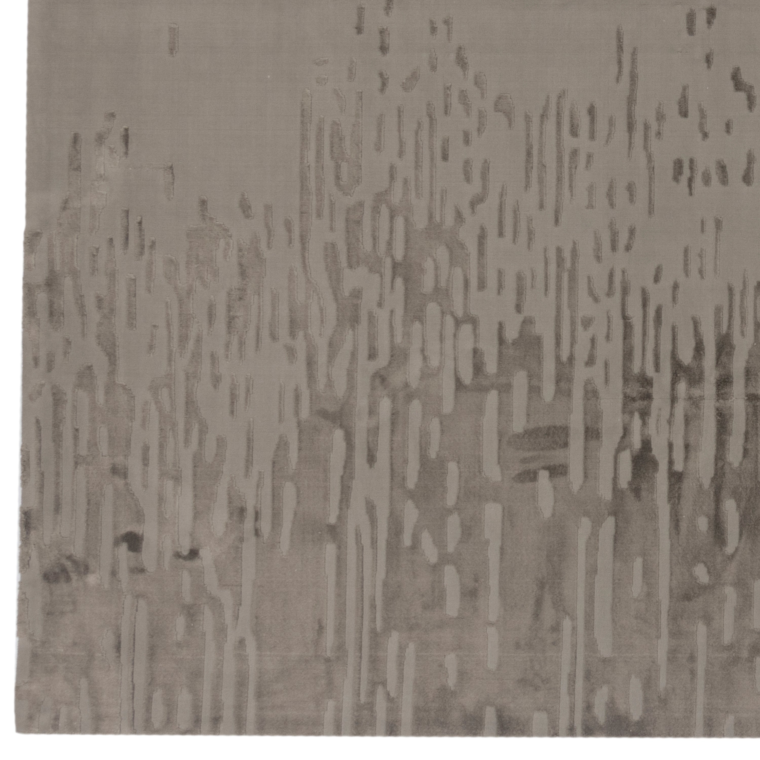 Machine-made Rug, Contemporary All-over, Polyester & Linen, SPU 400027