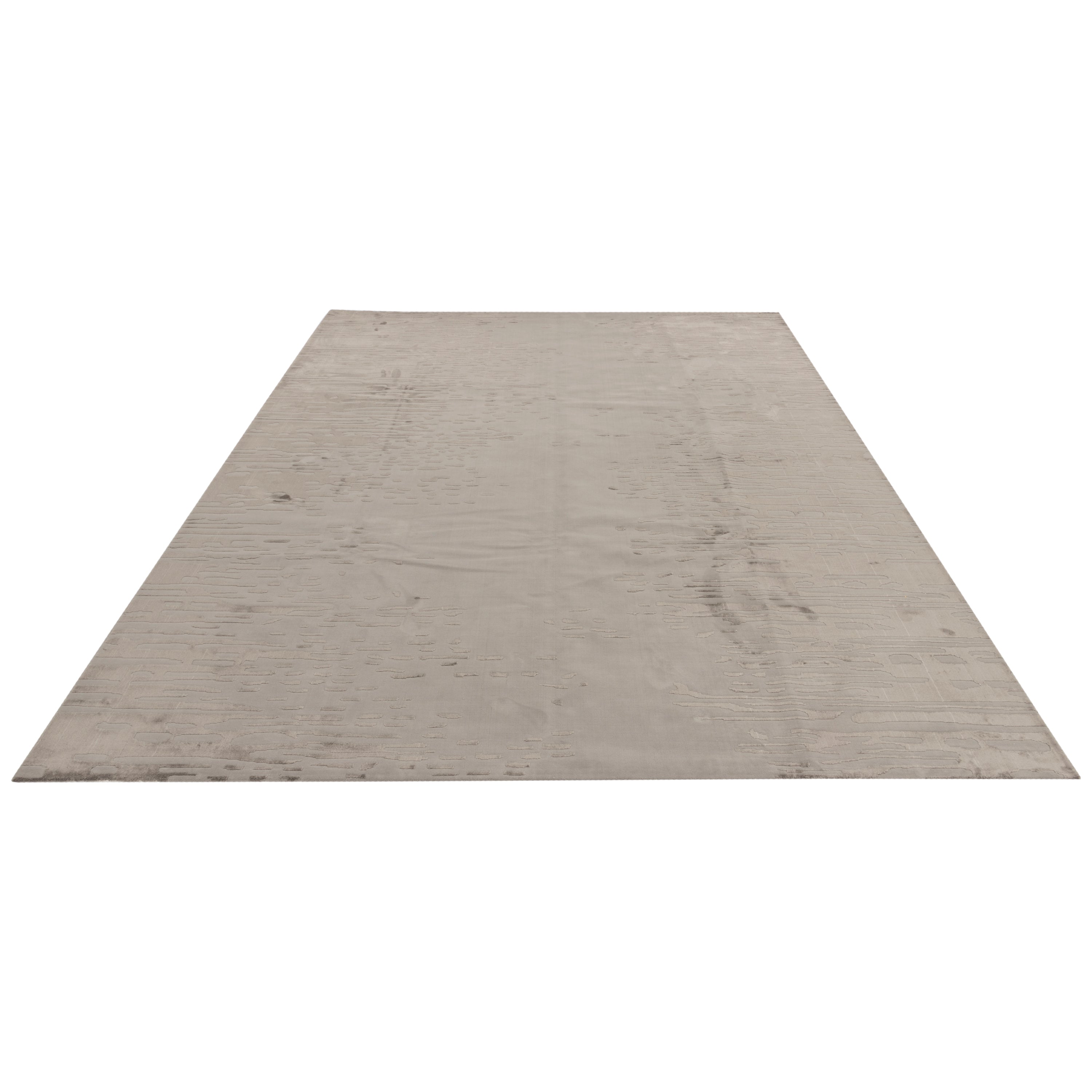 Machine-made Rug, Contemporary All-over, Polyester & Linen, SPU 400027