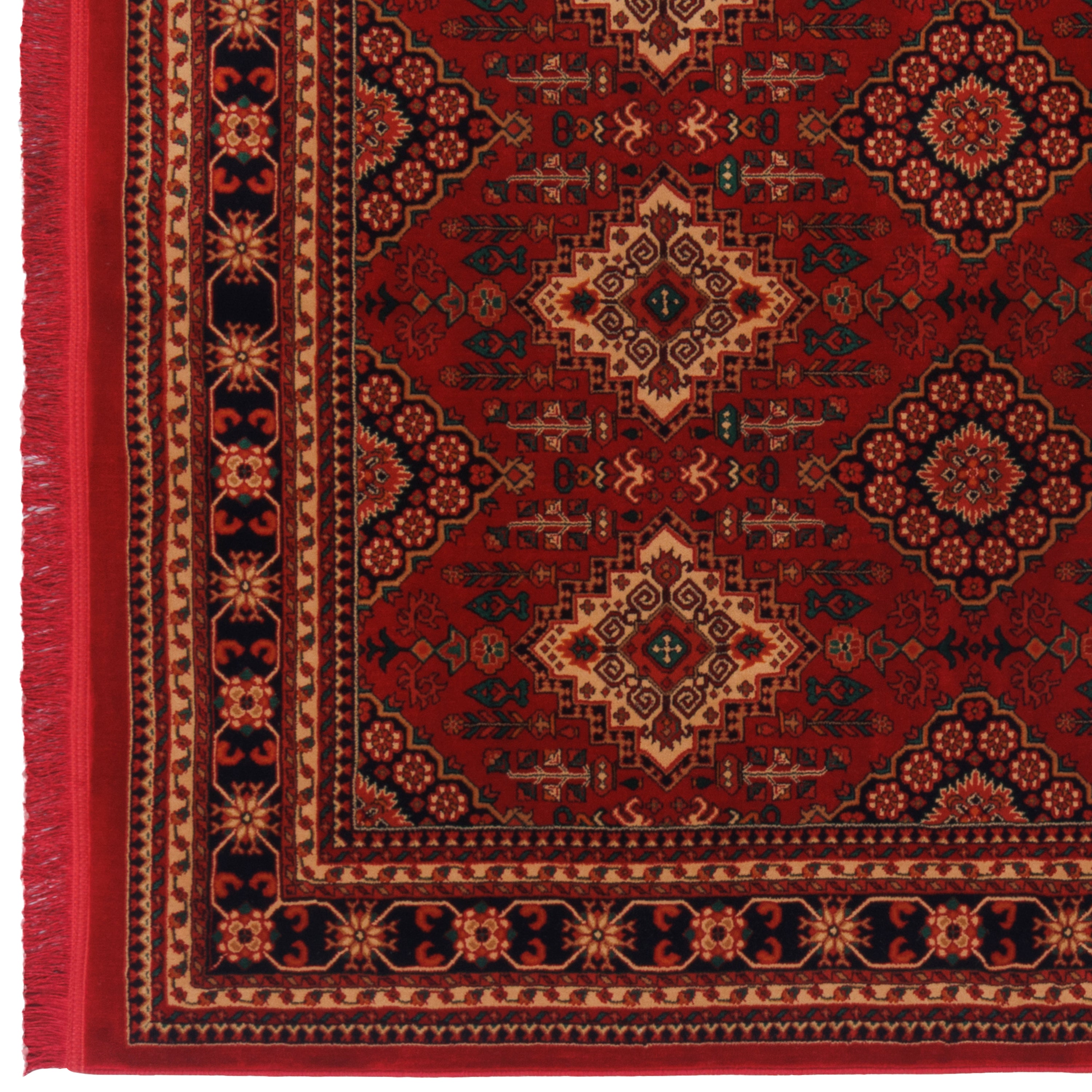 Machine-made Rug, Geometric All Over, Polyester & Linen, SPU 400145