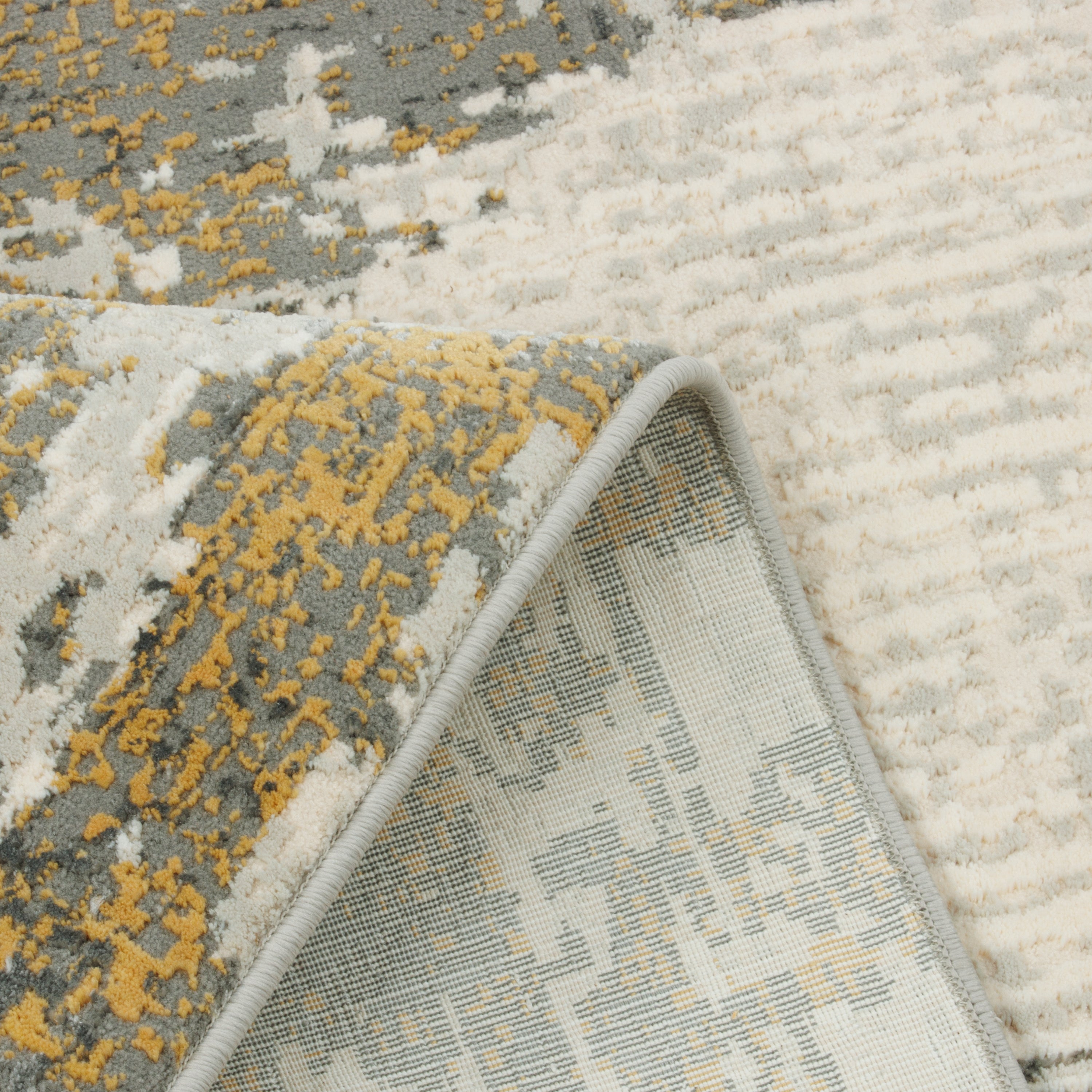 Machine-made Rug, Polyester & Linen, SPU 400309