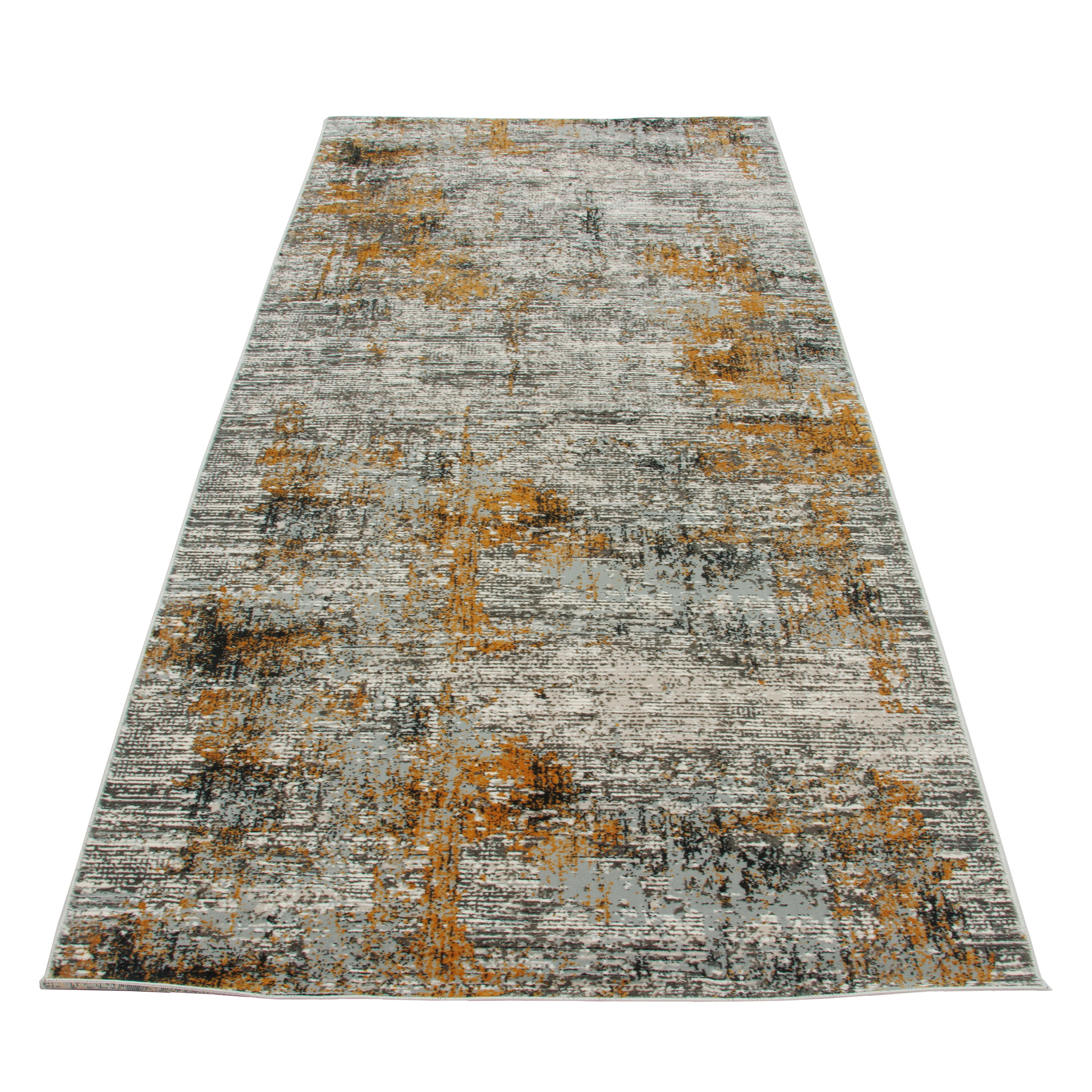 Machine-made Rug, Contemporary All-over, Polyester & Linen, SPU 400476