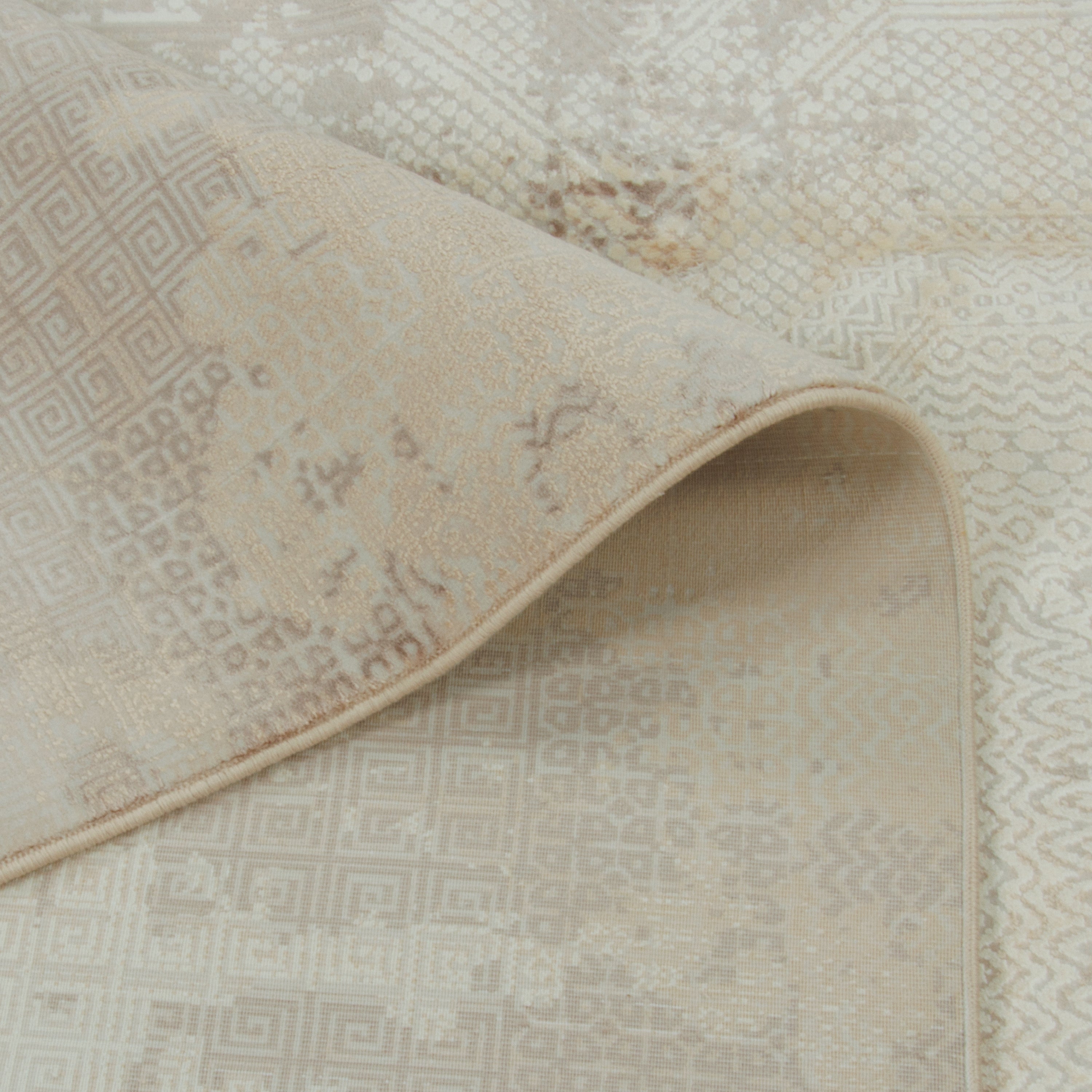 Machine-made Rug, Contemporary All-over, Acrylic & Modal, SPU 700351