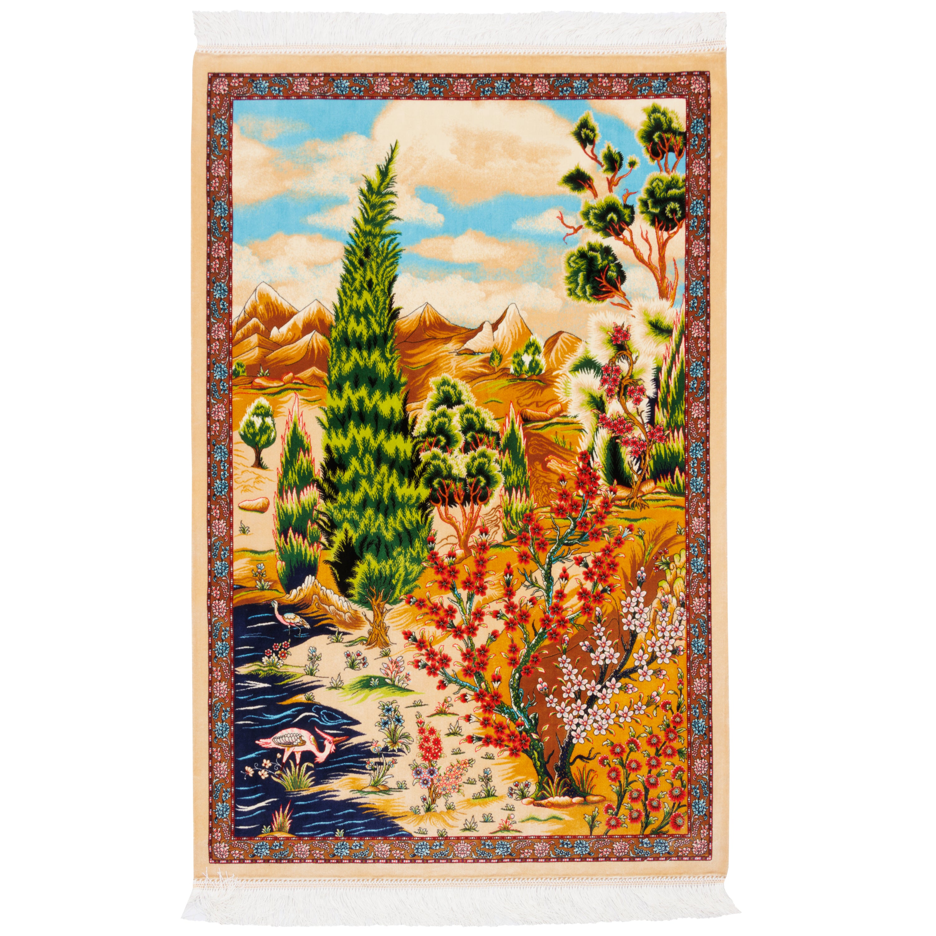 Machine-made Rug, Bamboo Silk, SPU 800280