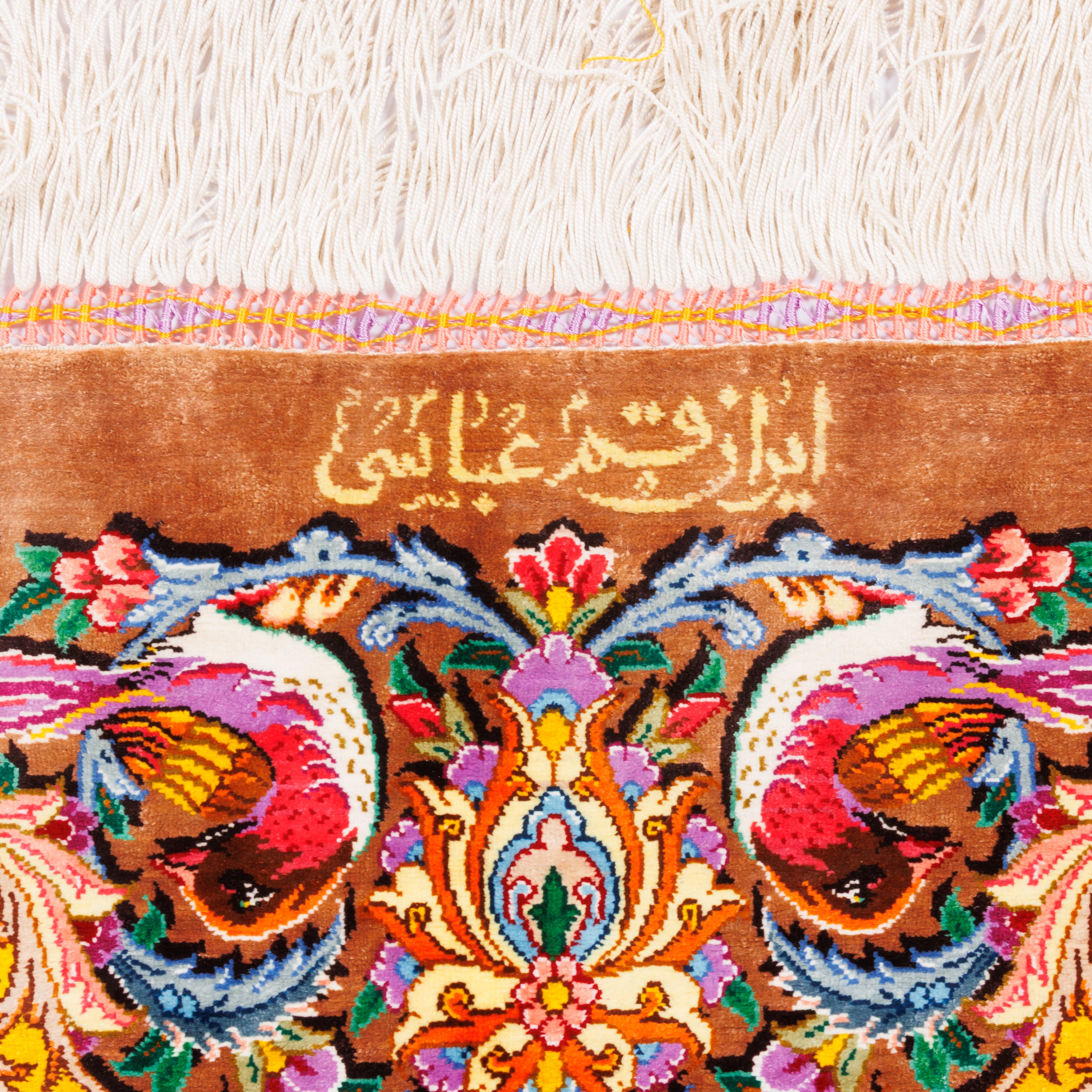 سجادة قم يدوية — لچك ترنج | حرير بالكامل | 341 × 497 سم | رمز المنتج 11600736