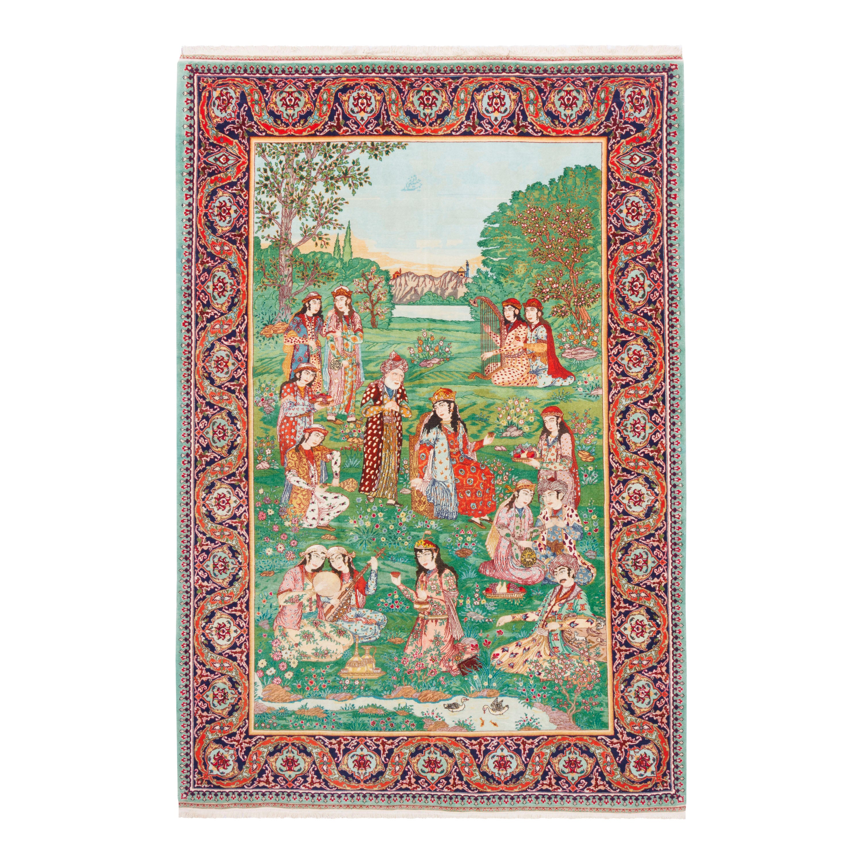 Tabriz Handmade Carpet — Sarasar | Silk Pile / Cotton Warp | 160 × 235 cm | SKU 10300056