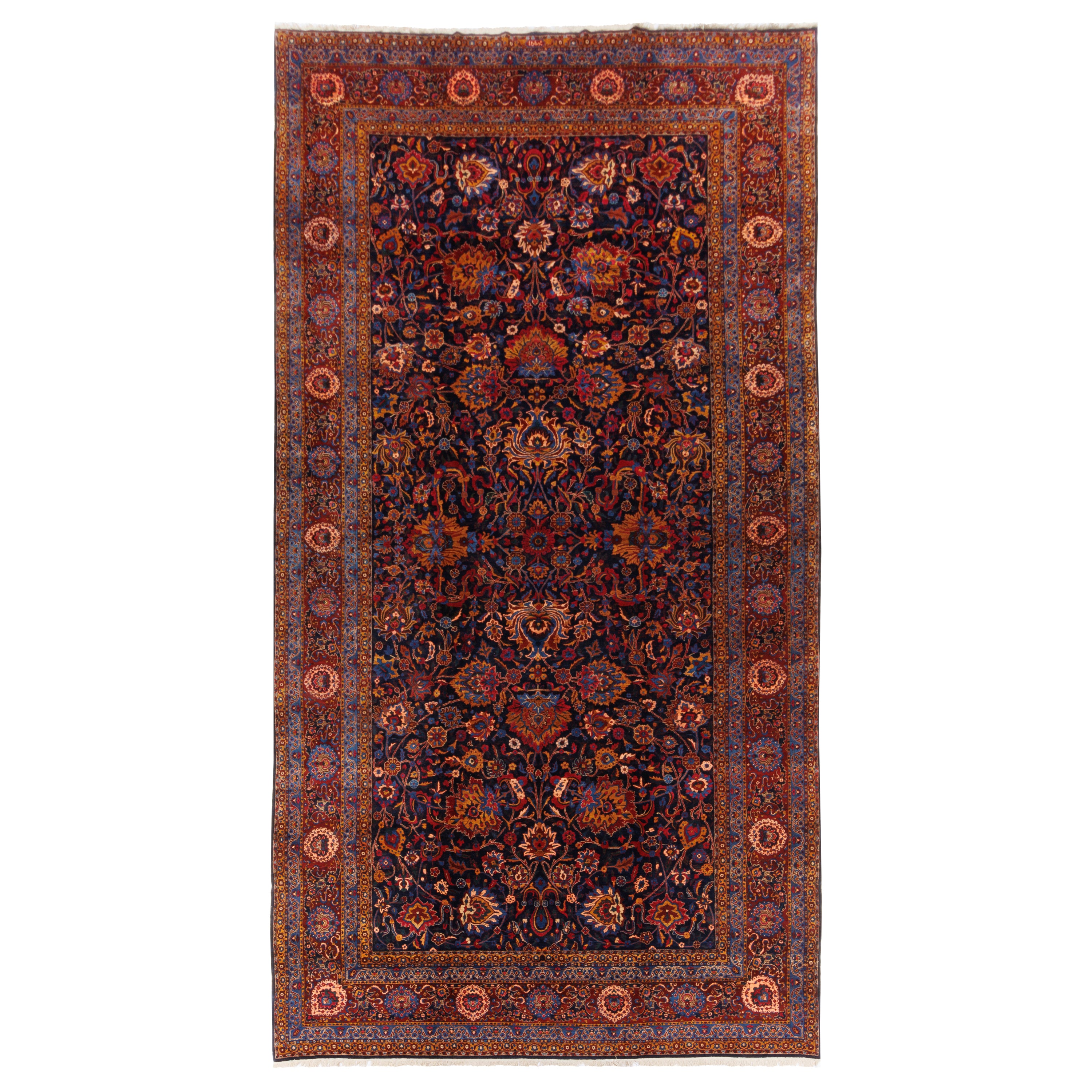 Kashan Handmade Carpet — Afshan | Wool / Cotton Warp | 326 × 620 cm | SKU 12000624