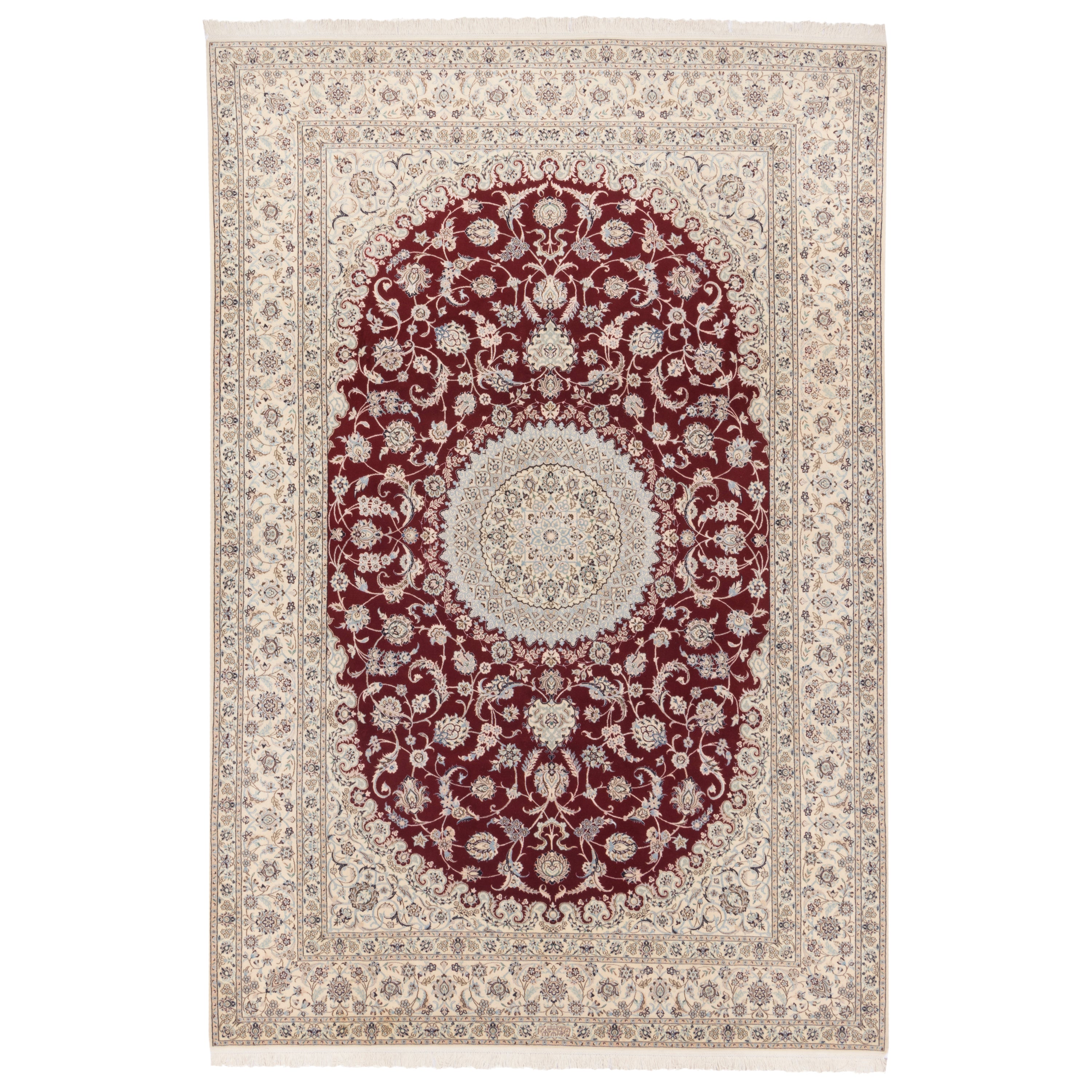 Nain Handmade Carpet — Lachak Toranj | Silk Pile / Silk Warp | 205 × 304 cm | SKU 10601008