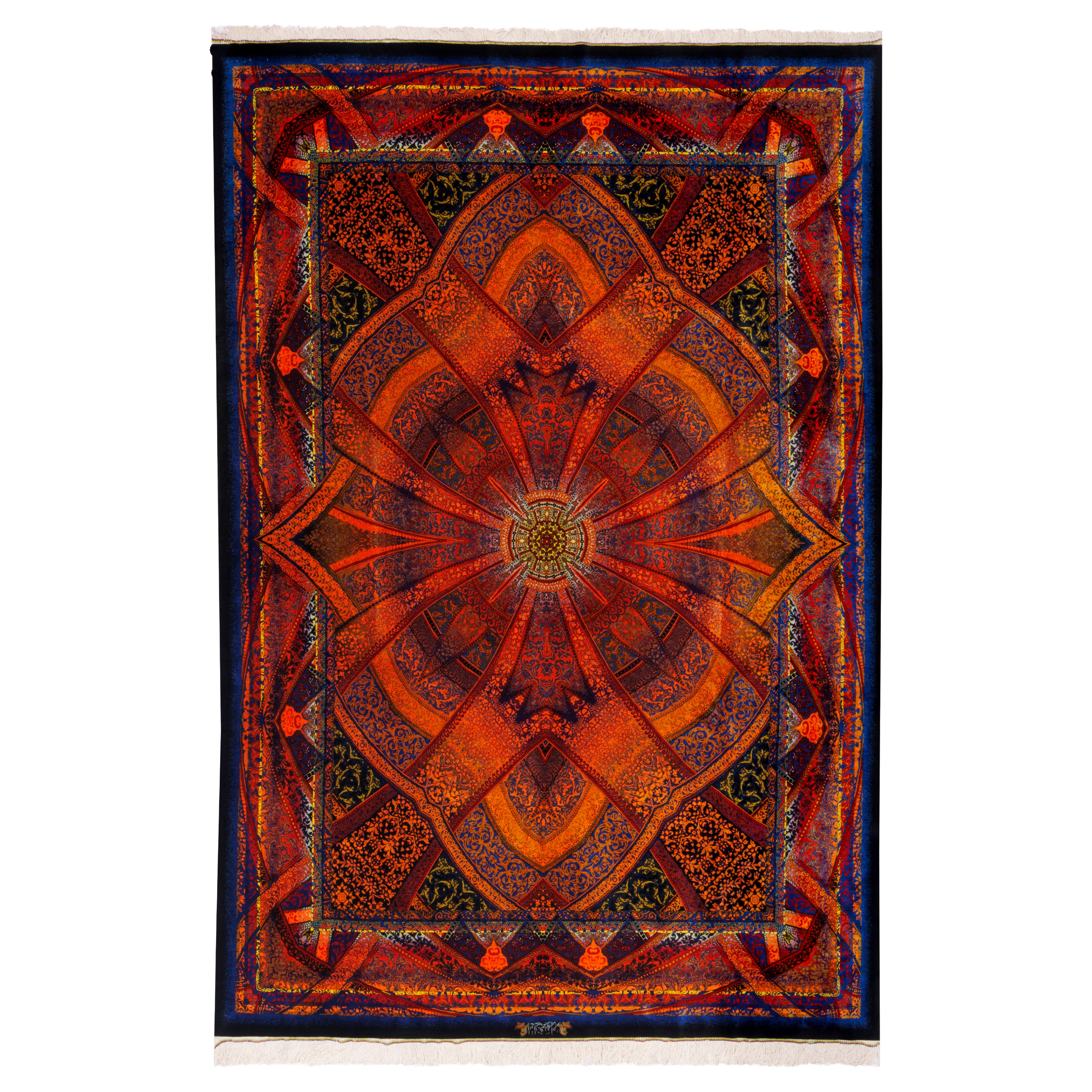 Qom Handmade Carpet — Lachak Toranj | Full Silk | 198 × 295 cm | SKU 10501034