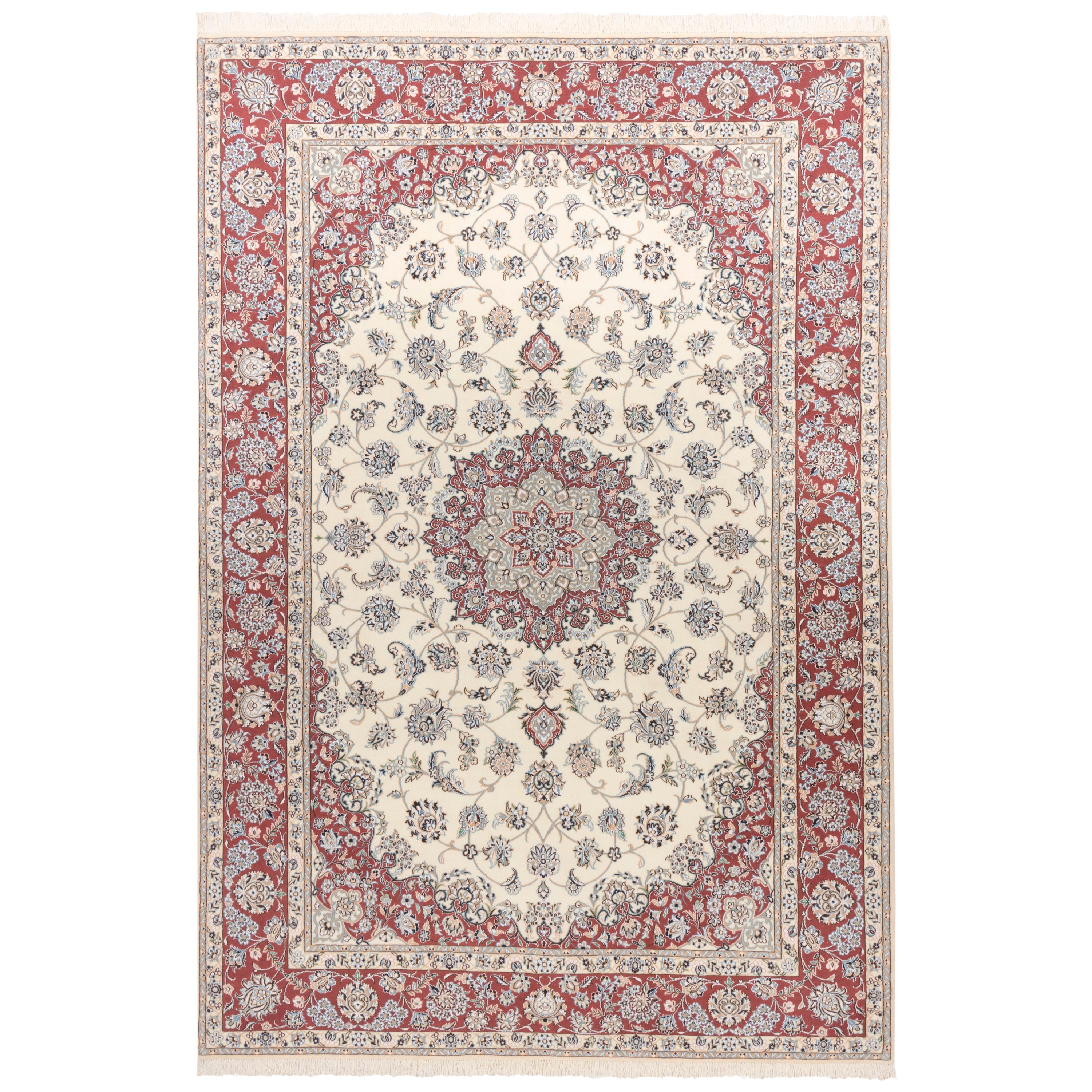 Nain Handmade Carpet — Lachak Toranj | Silk Pile / Wool Warp | 205 × 300 cm | SKU 10600995