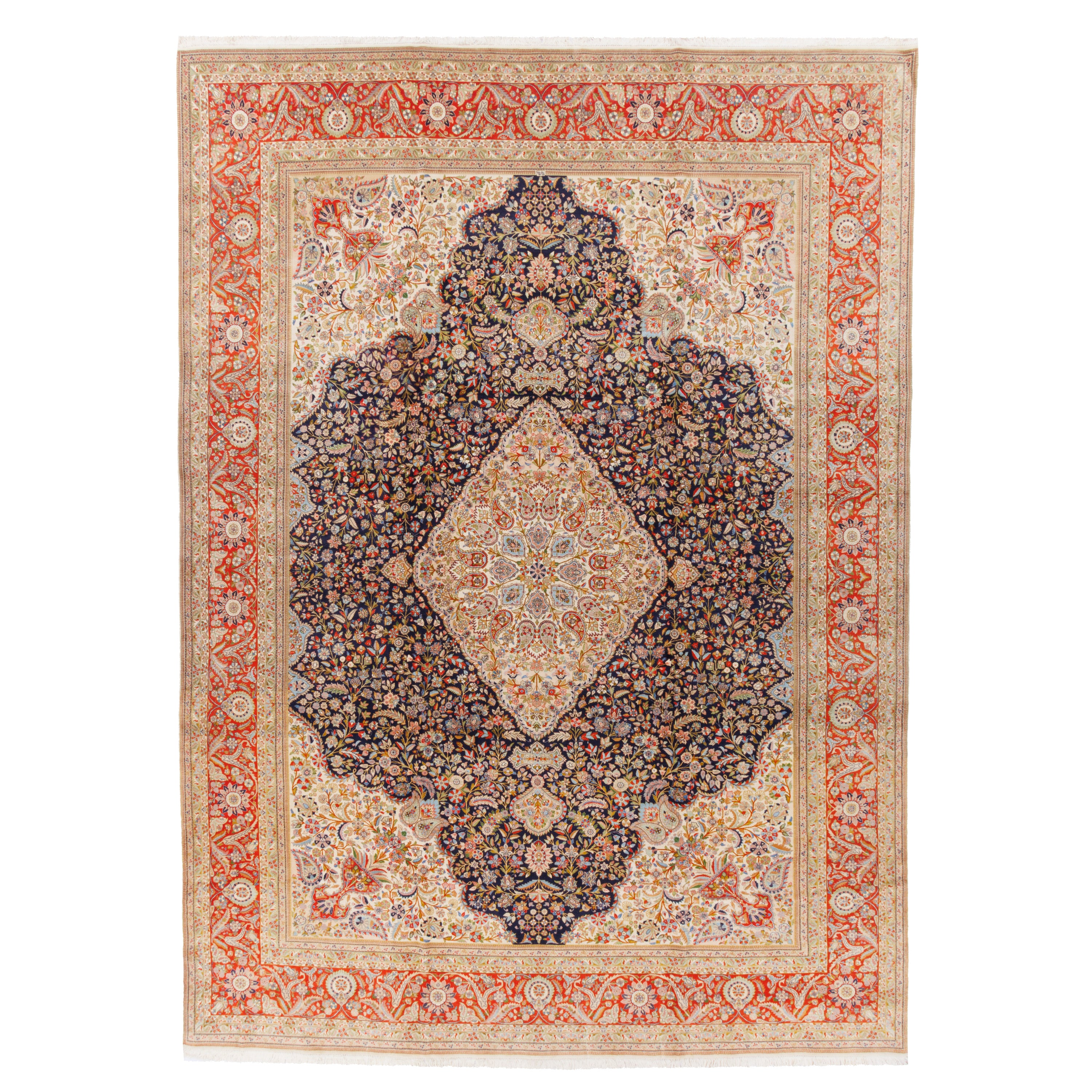 Tabriz Handmade Carpet — Lachak Toranj | Wool / Cotton Warp | 320 × 440 cm | SKU 11400148