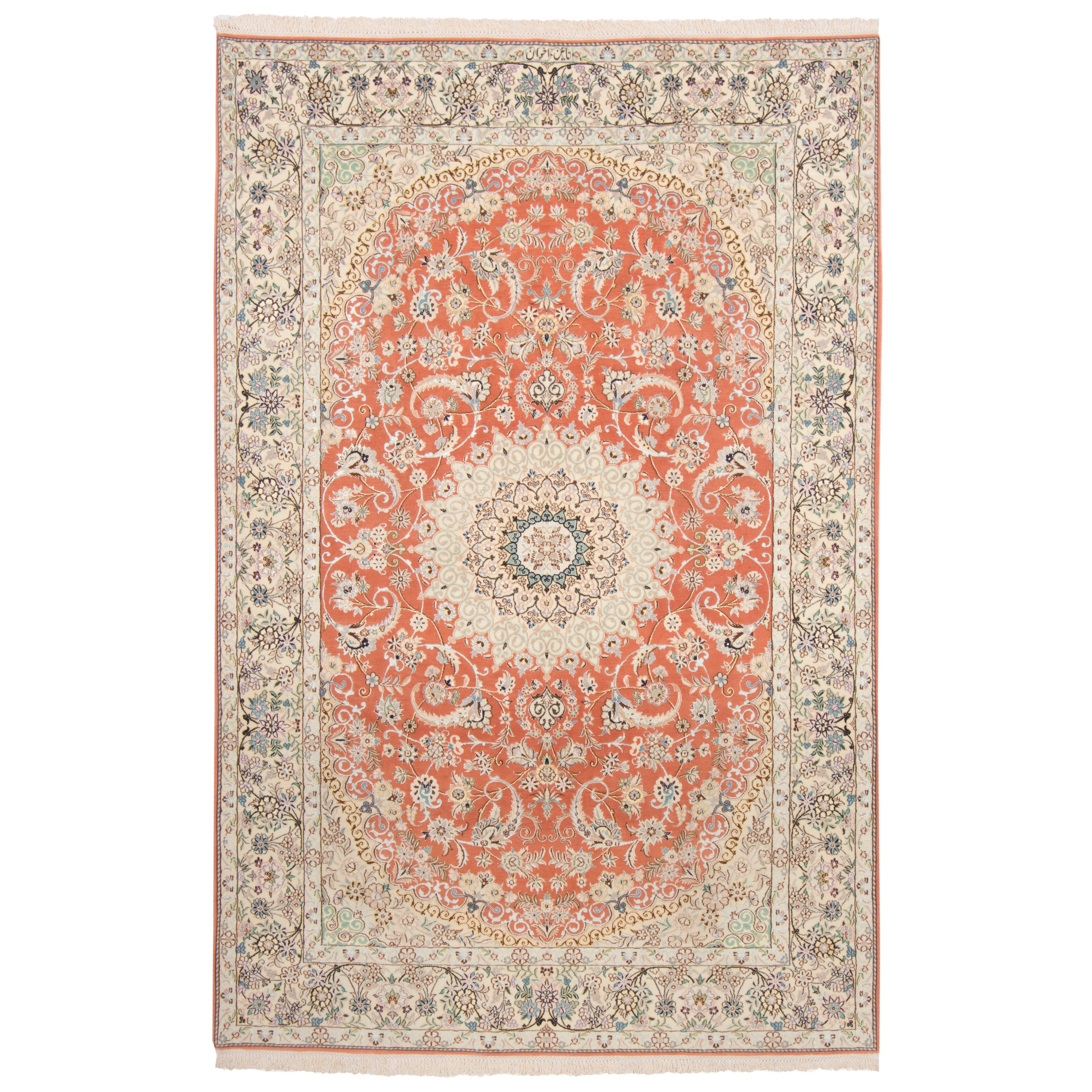 Nain Handmade Carpet — Lachak Toranj | Silk Pile / Cotton Warp | 205 × 310 cm | SKU 10600986