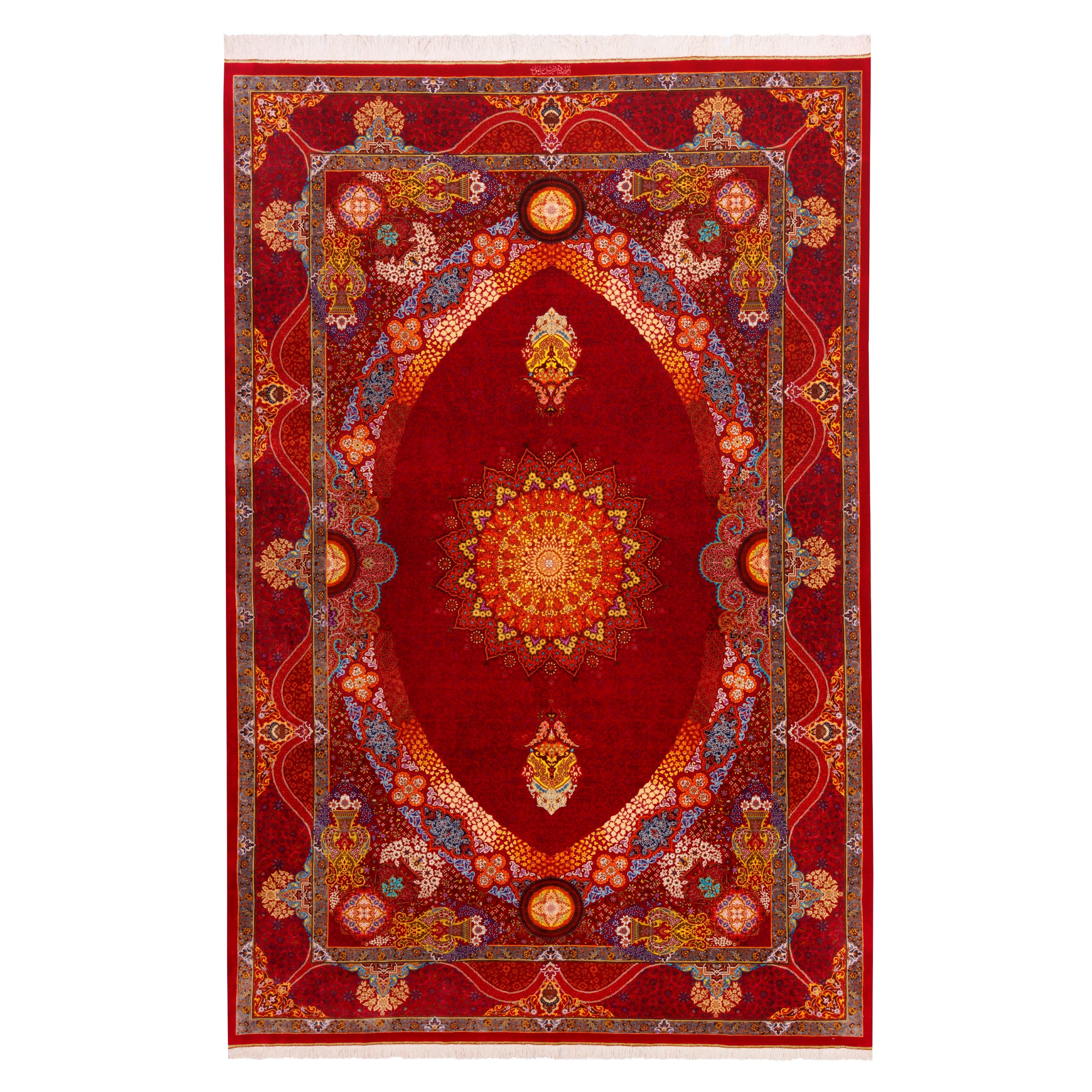 Qom Handmade Carpet — Lachak Toranj | Full Silk | 200 × 300 cm | SKU 10601052