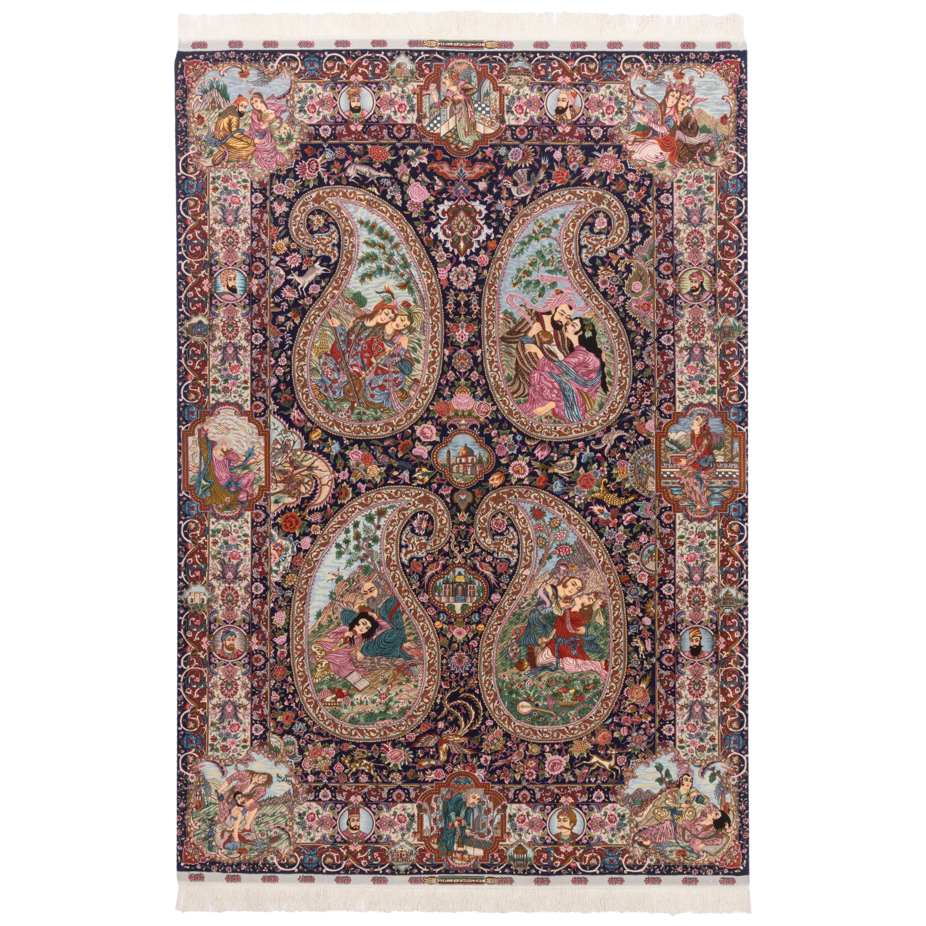 Tabriz Handmade Carpet — Sarasar | Silk Pile / Silk Warp | 206 × 297 cm | SKU 10600974