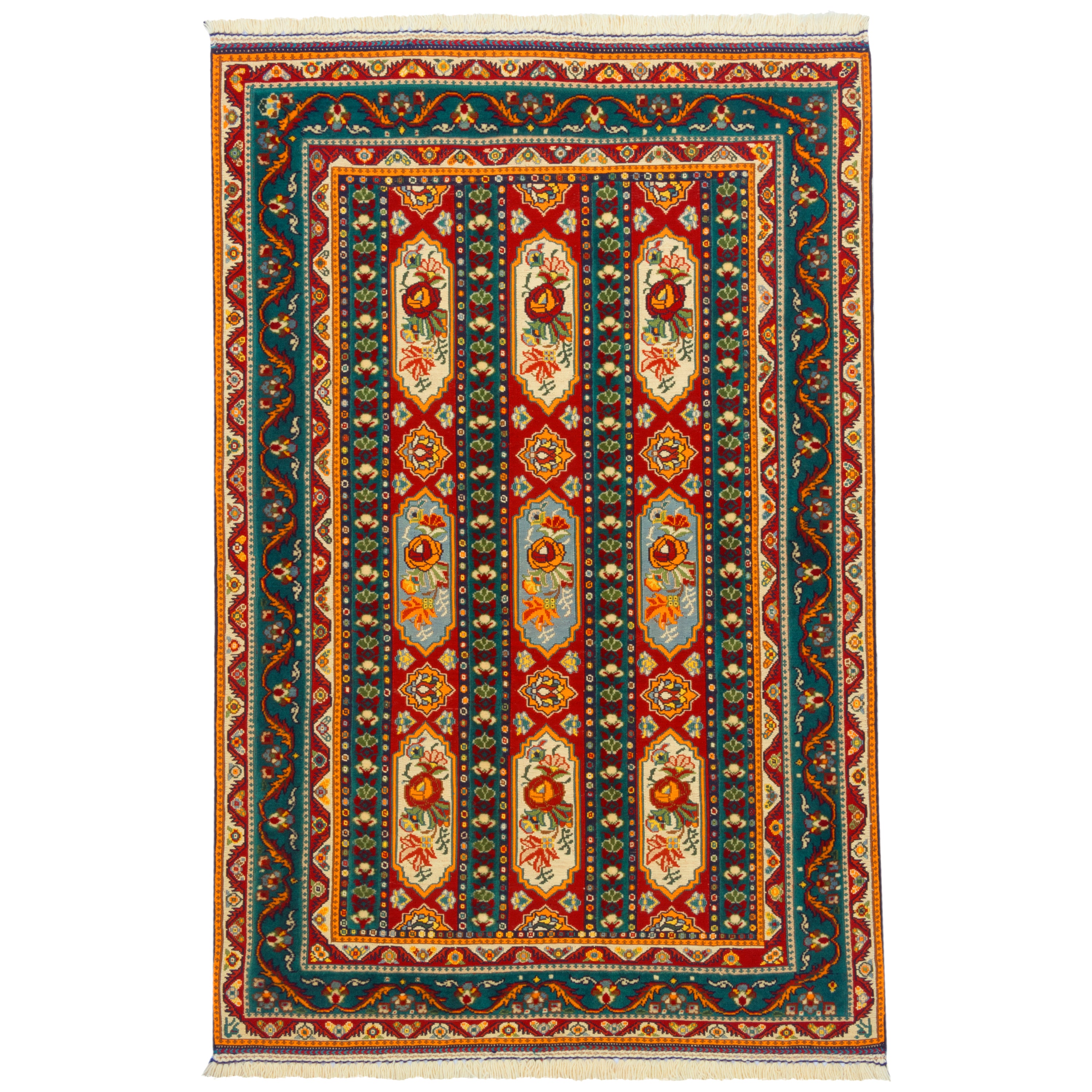 Sirjan Handmade Kilim Carpet — Moharramat | Full Wool | 100 × 150 cm | SKU 40100285