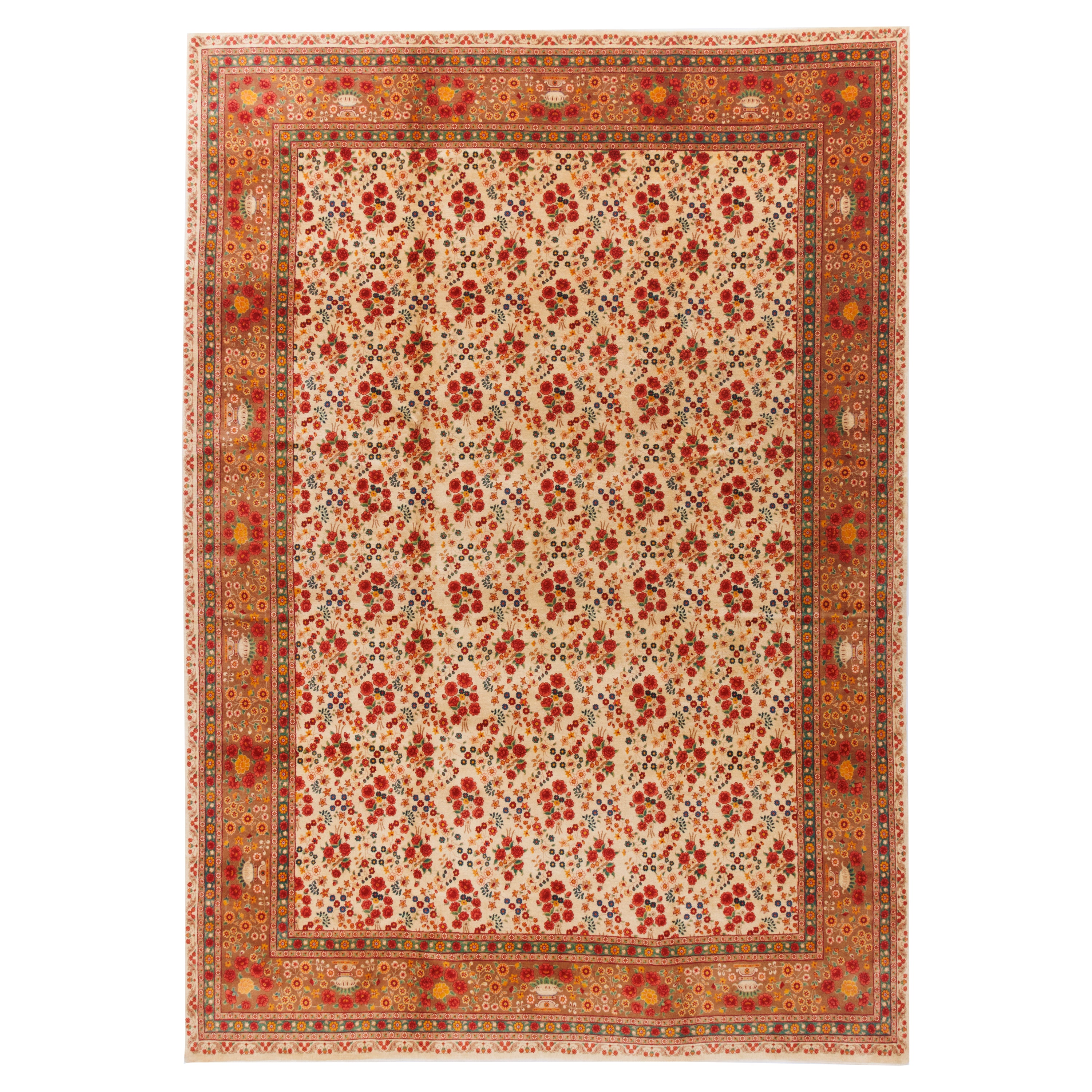 Varamin Handmade Carpet — Sarasar | Wool / Cotton Warp | 318 × 450 cm | SKU 11400149
