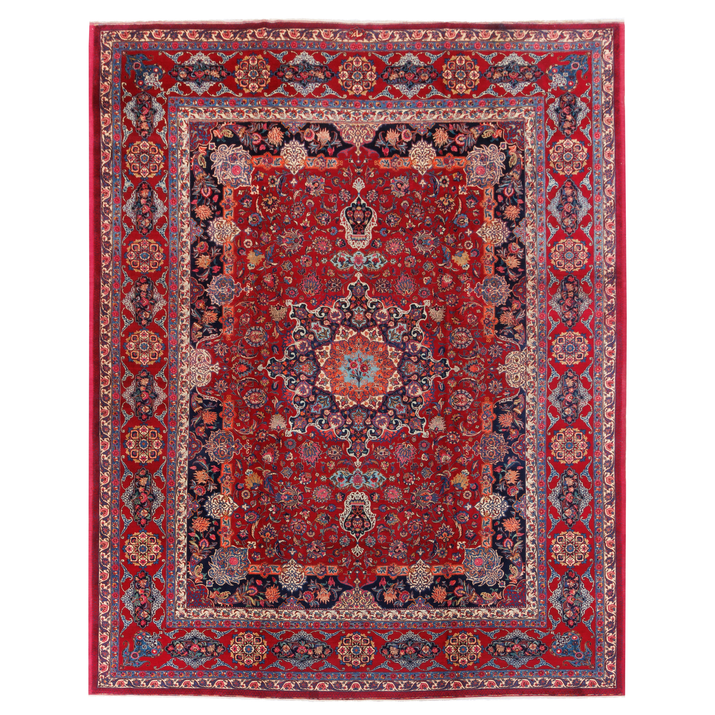 Mashhad Handmade Carpet — Toranj-dar | Wool / Cotton Warp | 345 × 437 cm | SKU 11500703
