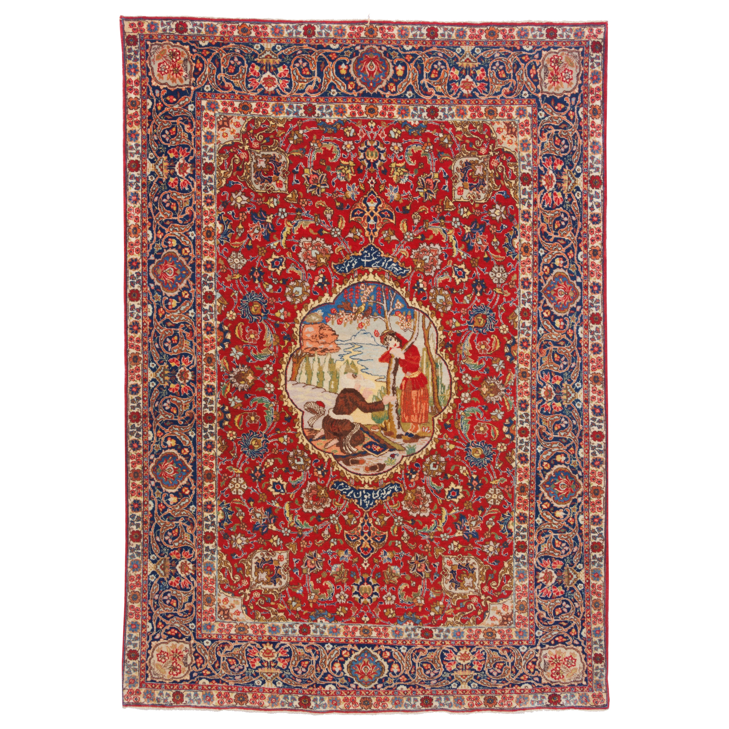 Tabriz Handmade Carpet — Lachak Toranj | Wool / Cotton Warp | 137 × 195 cm | SKU 10200029