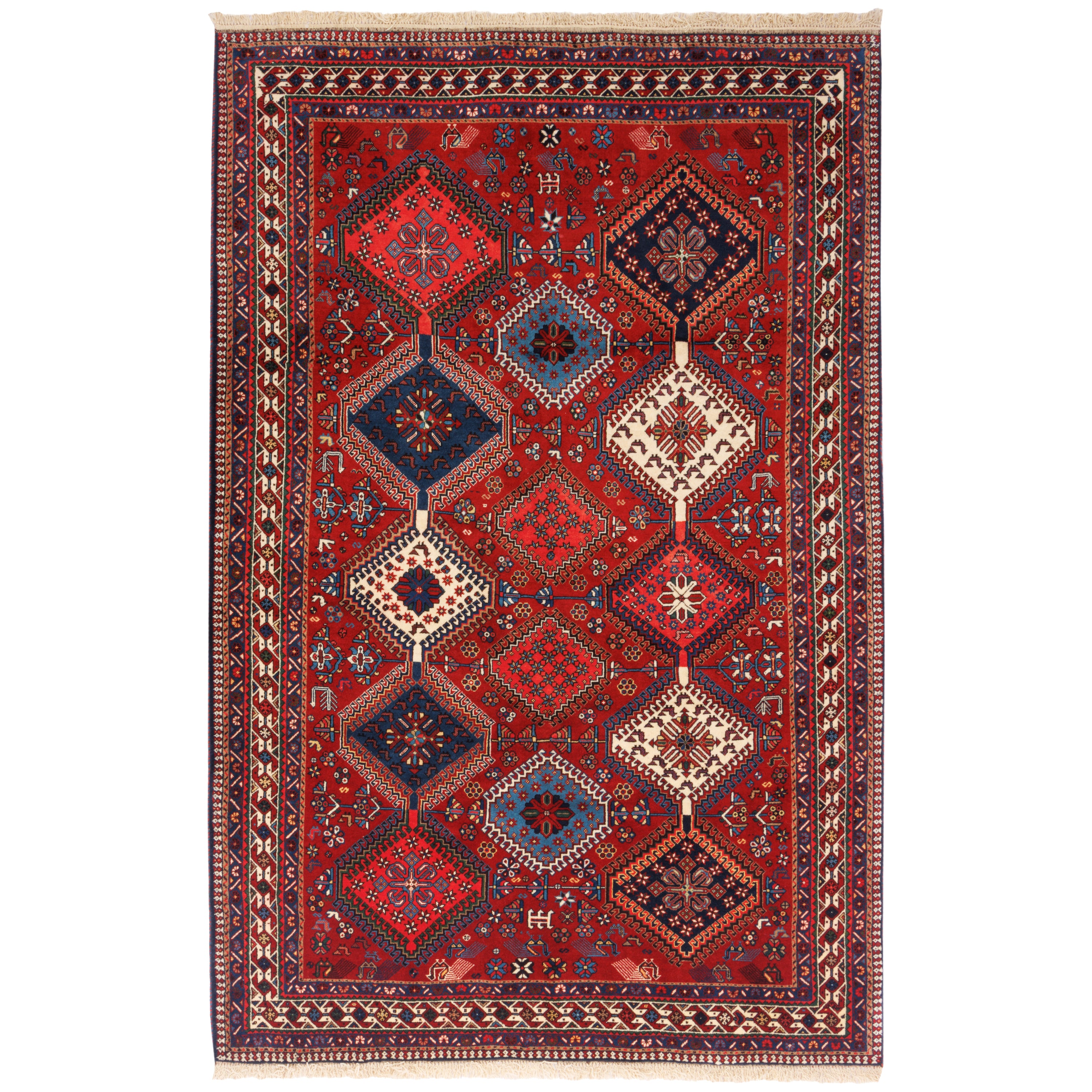 Bakhtiari Handmade Carpet — Sarasar Toranj | Full Wool | 160 × 245 cm | SKU 10300943
