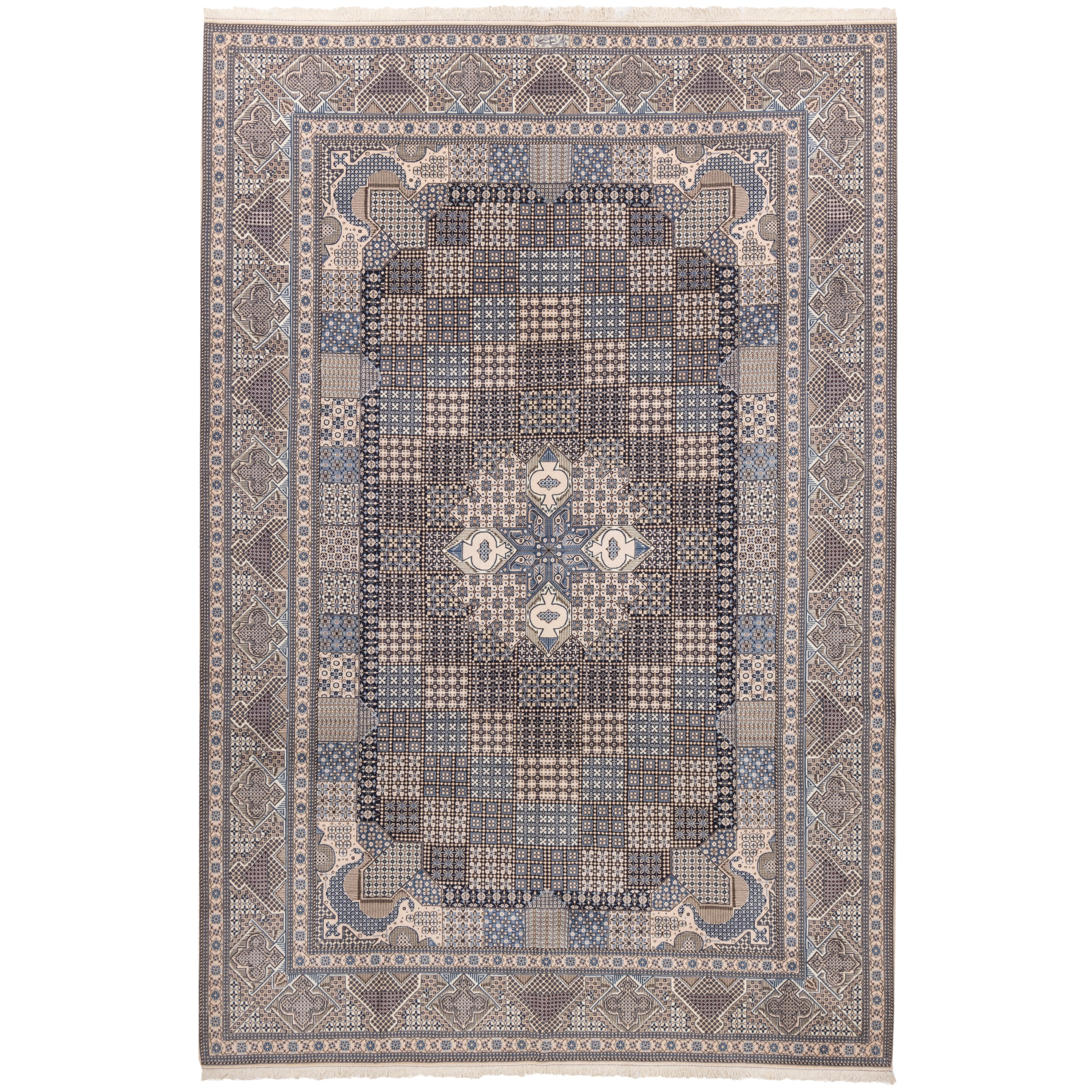 Nain Handmade Carpet — Lachak Toranj | Silk Pile / Wool Warp | 200 × 304 cm | SKU 10601105